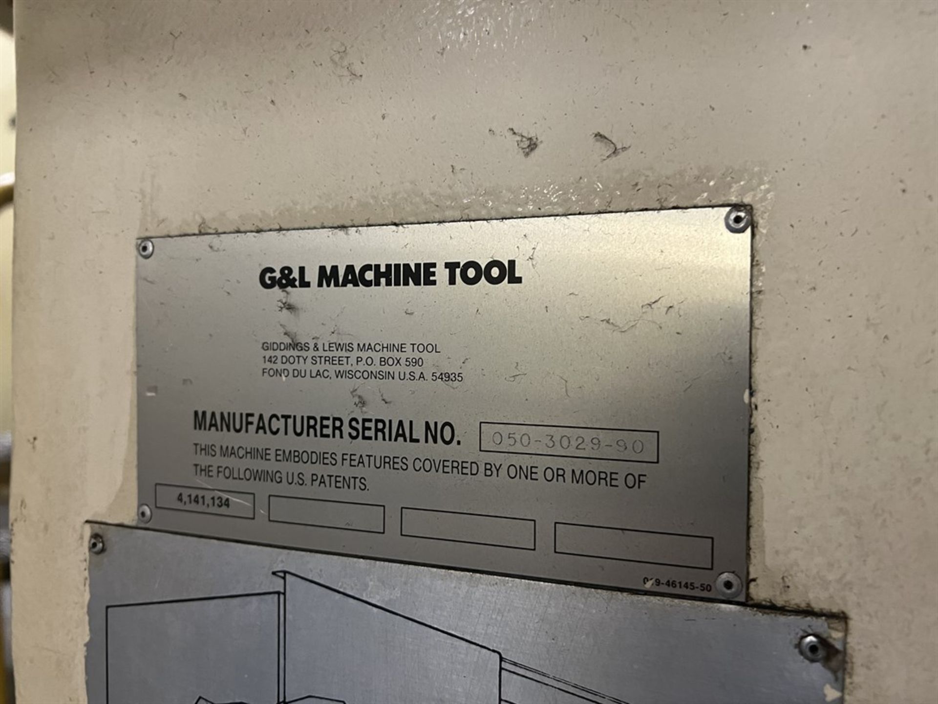 GIDDINGS & LEWIS MC 60 Horizontal Machining Center, s/n 450-232-90, G & L 8000 Control - Image 14 of 14