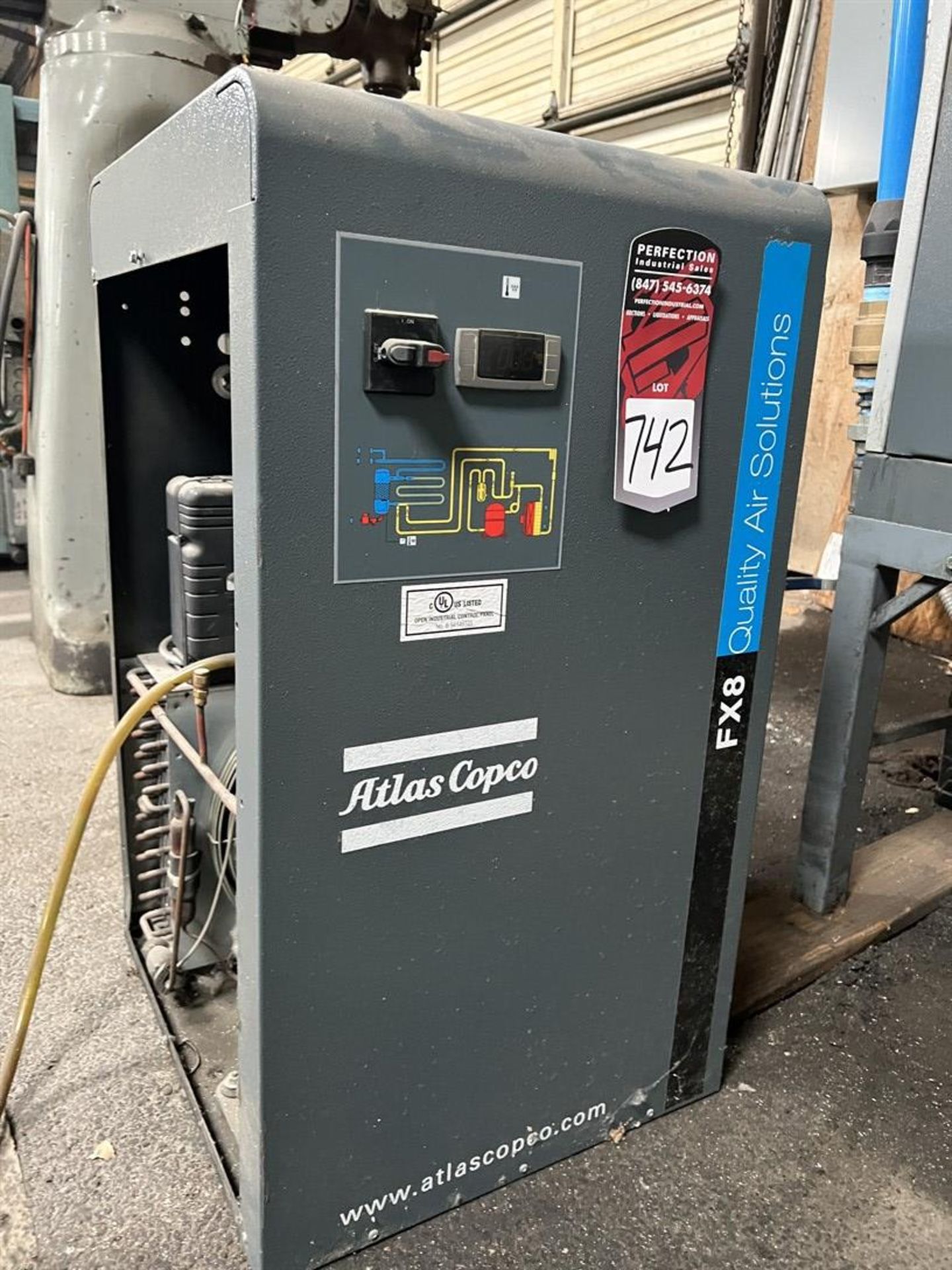 2016 ATLAS COPCO FX10 Refrigerated Air Dryer, s/n ITJ000570