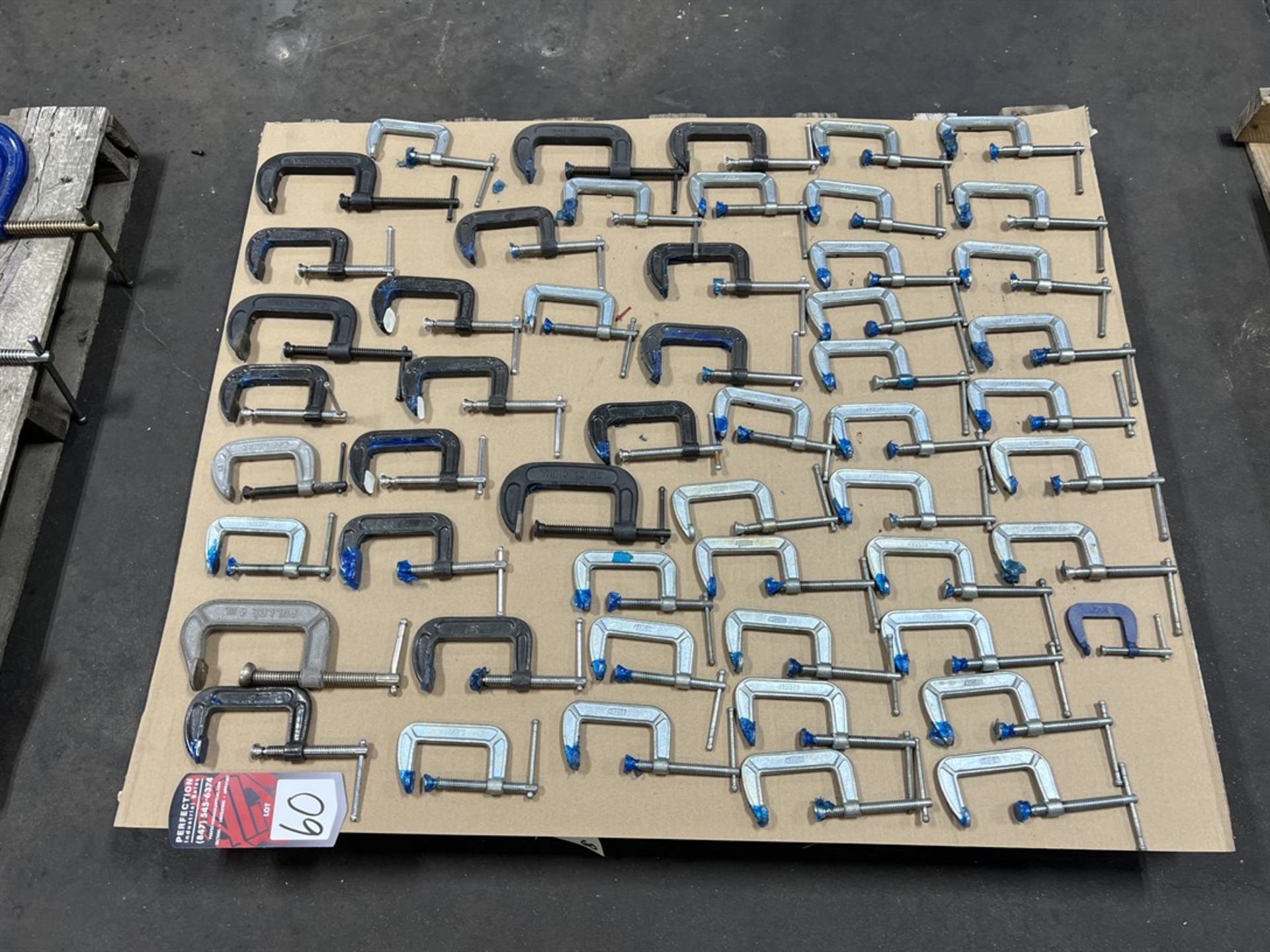 Lot of Assorted C-Clamps