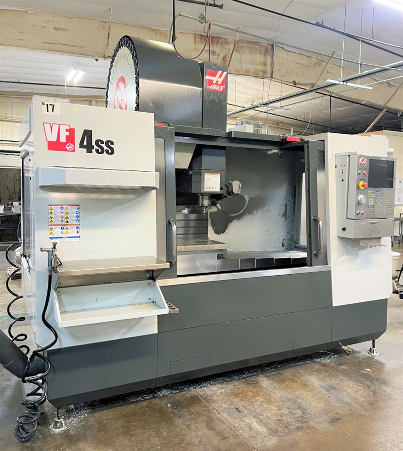 2012 HAAS VF-4SS Vertical Machining Center, s/n 1099461, HAAS CNC Control, 52” X 18” Table, 1,750 - Image 2 of 7