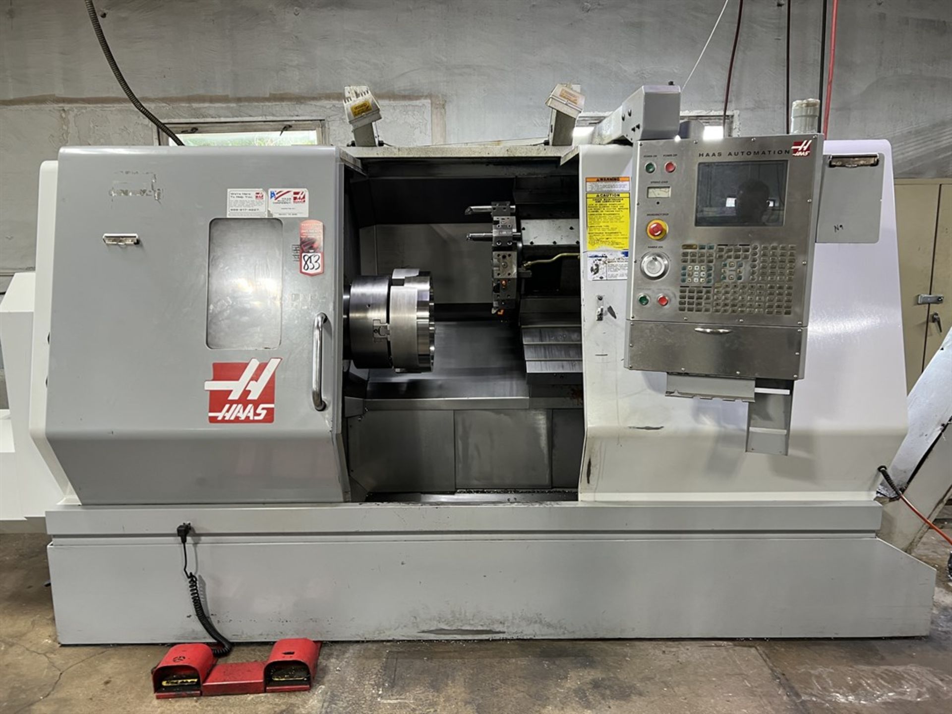 2005 HAAS SL-30TB Big Bore Turning Center, s/n 71571, HAAS CNC Control, 15” 3-Jaw Chuck, 12-Position - Image 2 of 10