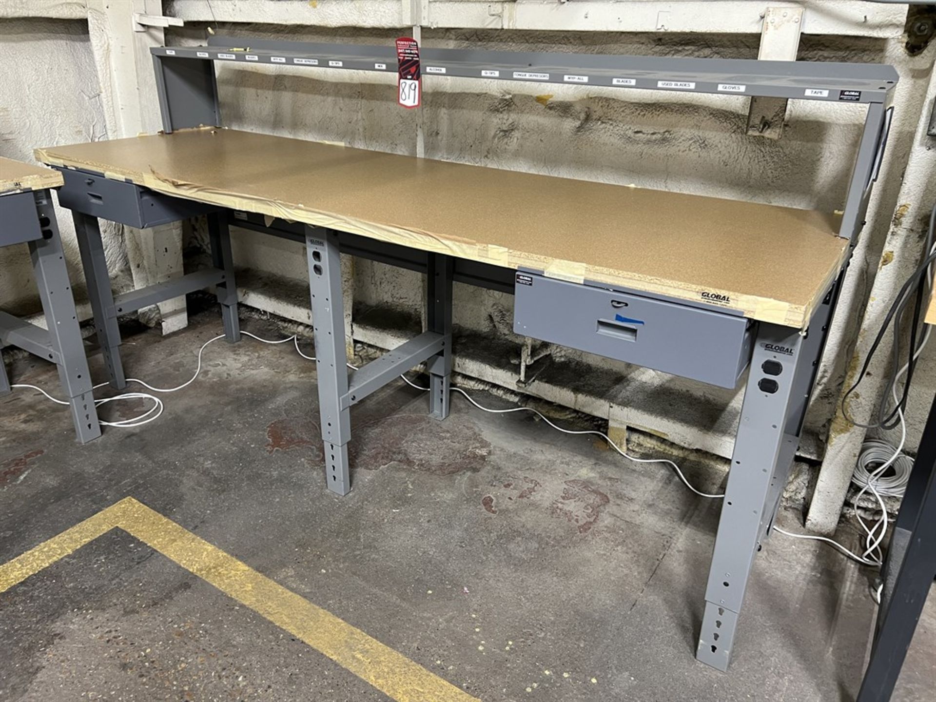 GLOBAL 30" x 96" Work Bench