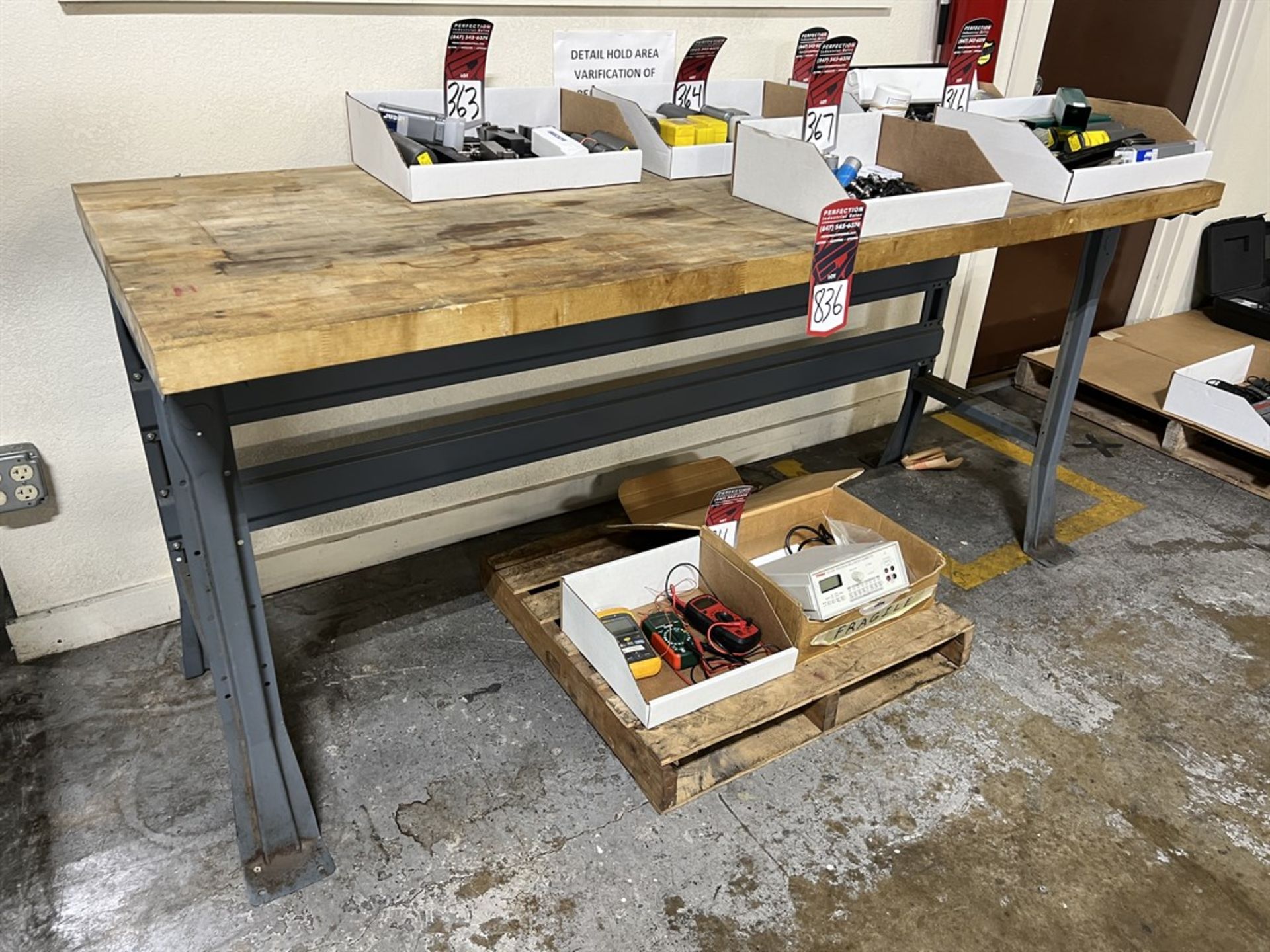 Wood Top Work Bench, 30" x 72"