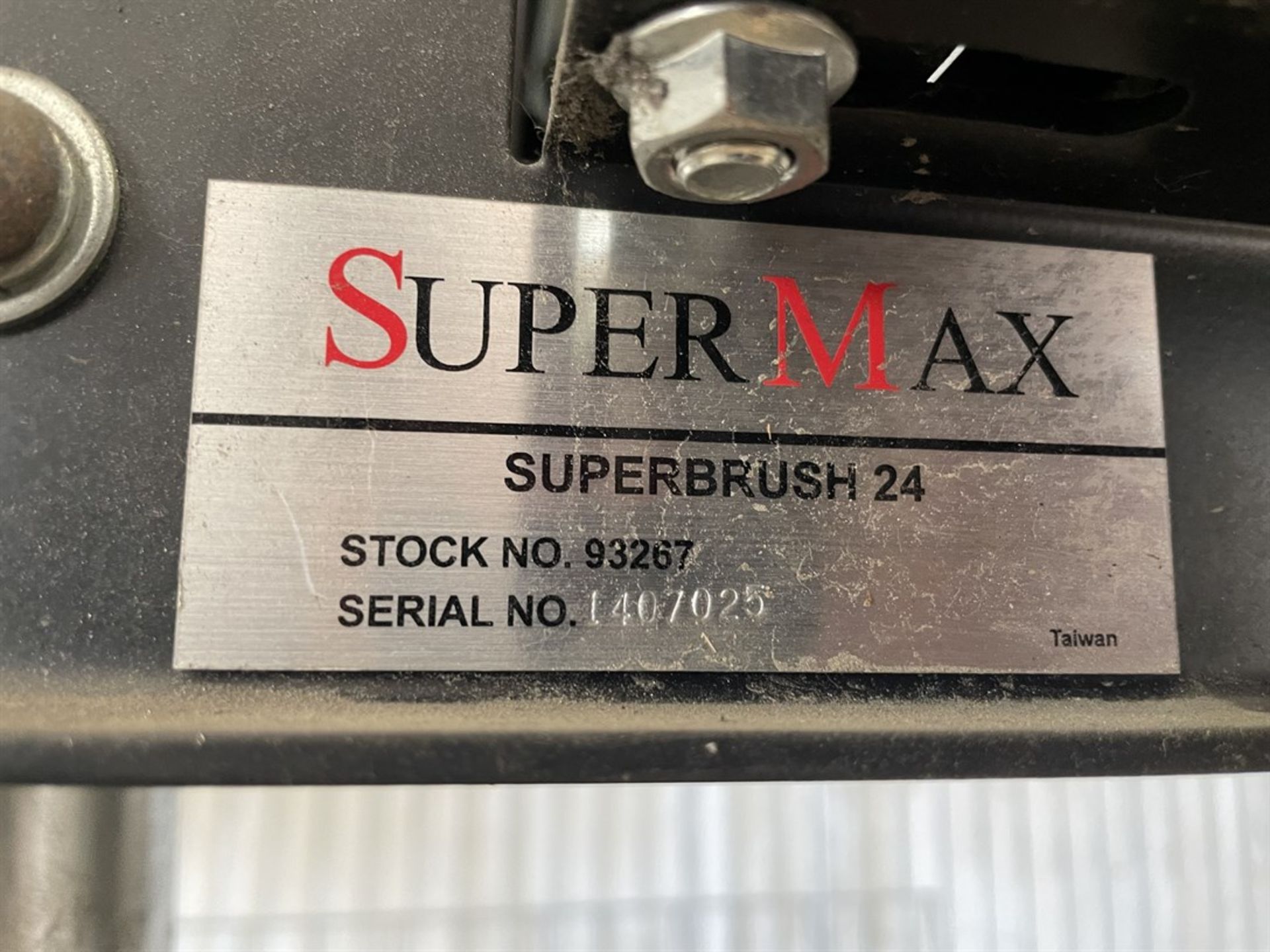 SUPERMAX SuperBrush 24 93267 Brush Machine - Image 2 of 2
