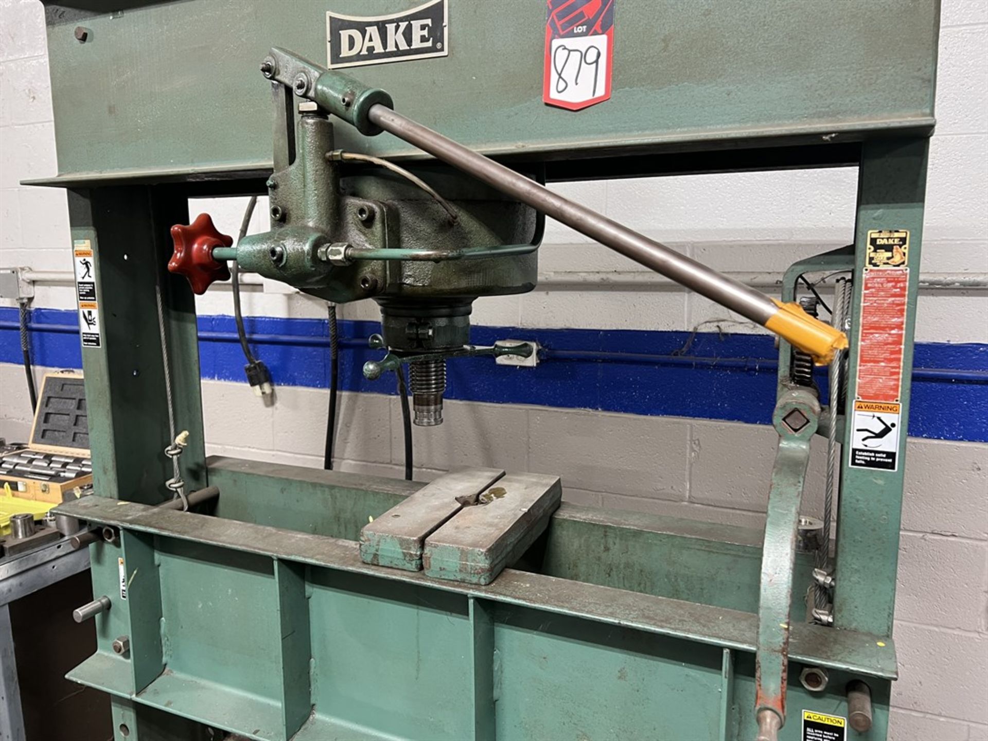 DAKE 75H H-Frame Press, s/n 191539 - Image 3 of 5