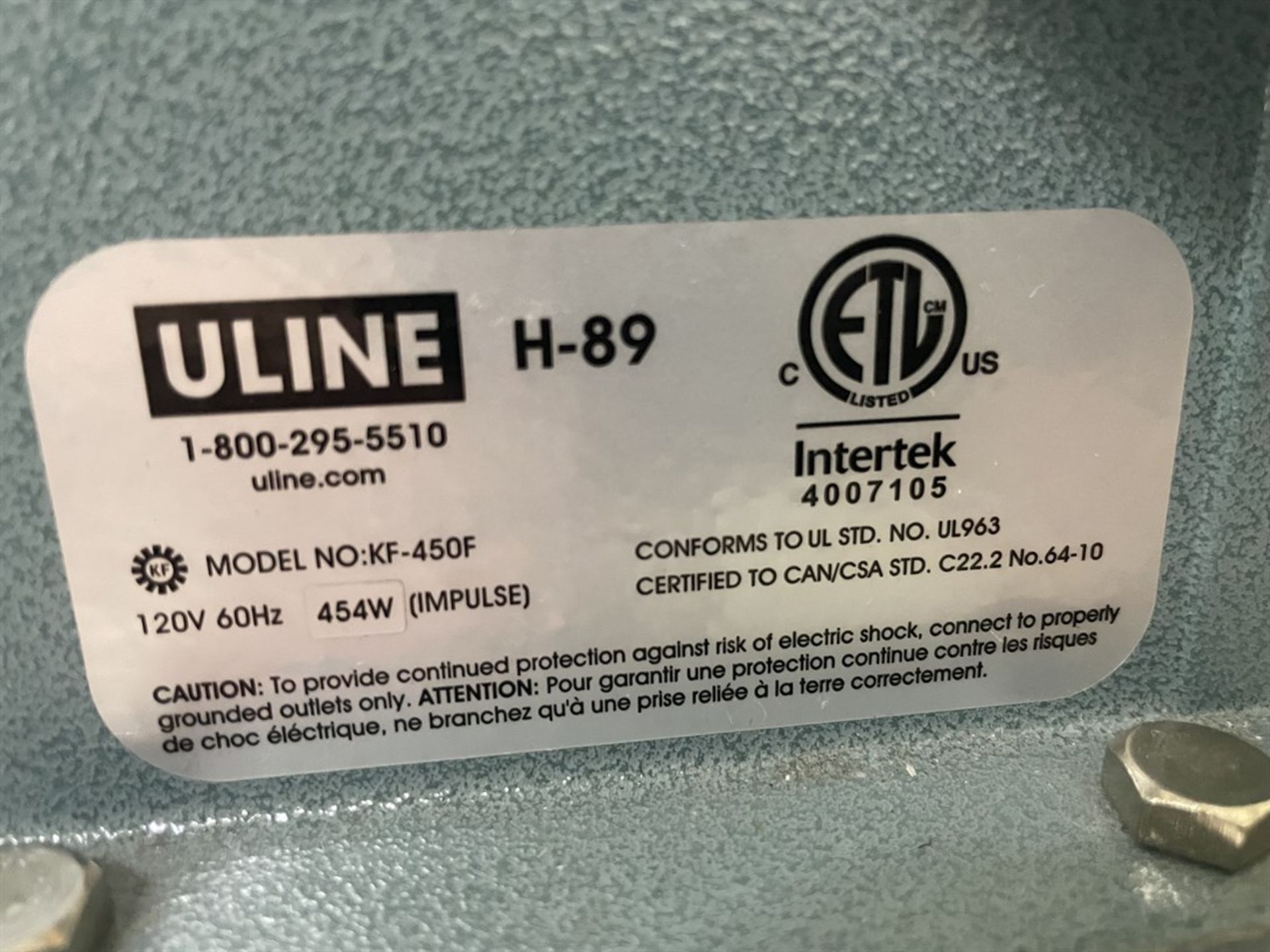 ULINE H-89 Impulse Foot Sealer - Image 3 of 3