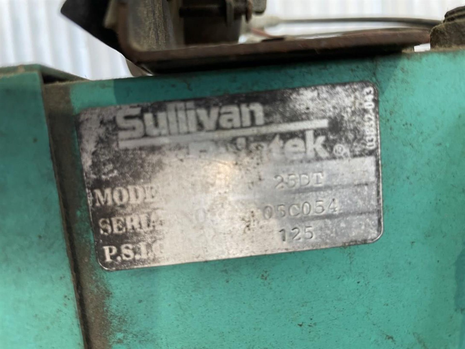 SULLIVAN PALATEK 25DT 25 Hp Air Compressor - Image 3 of 3
