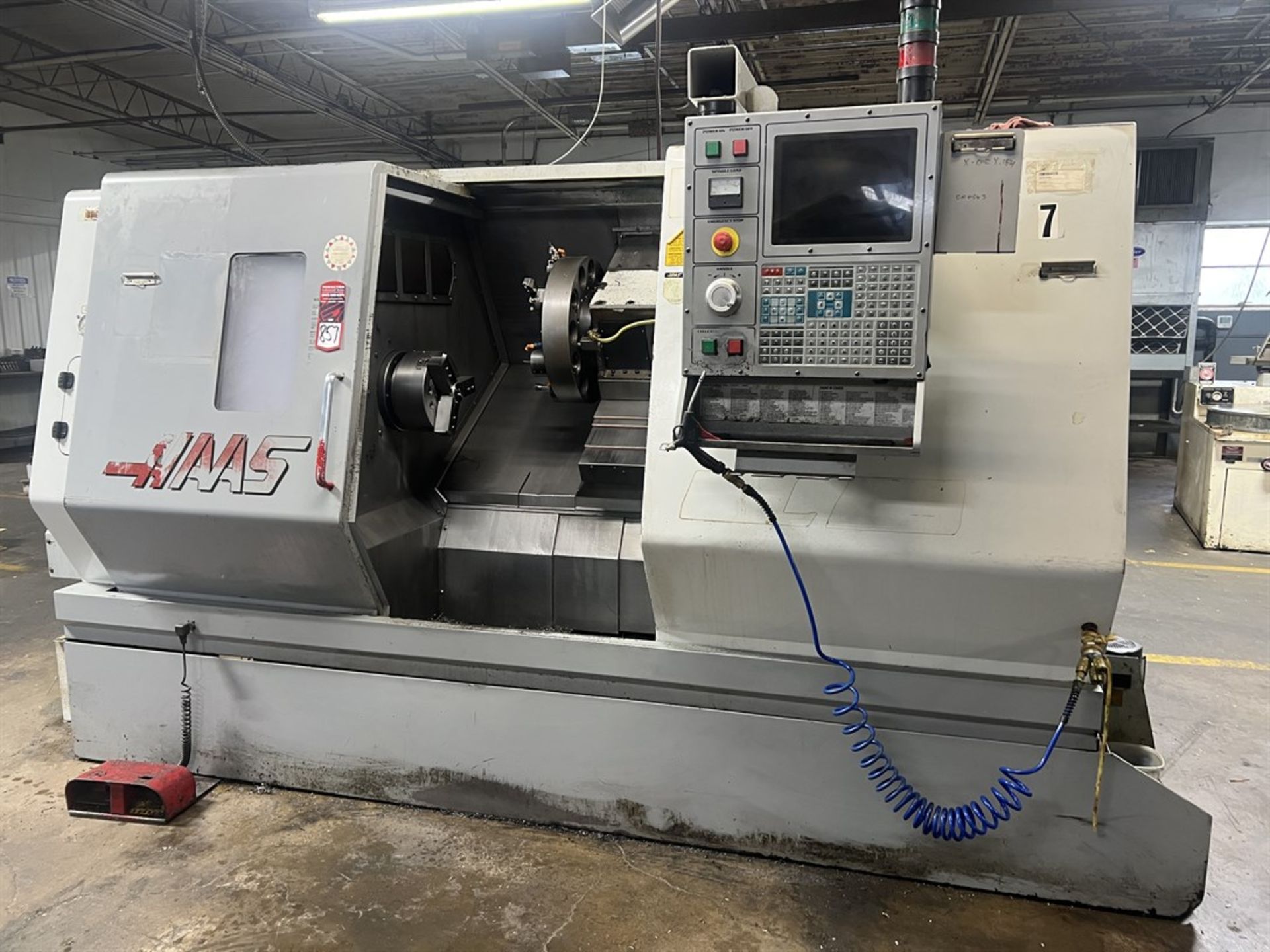 2000 HAAS SL-30T Turning Center, s/n 63160, HAAS CNC Control, 20.5” Max Swing, 32” Max Turning - Image 2 of 9