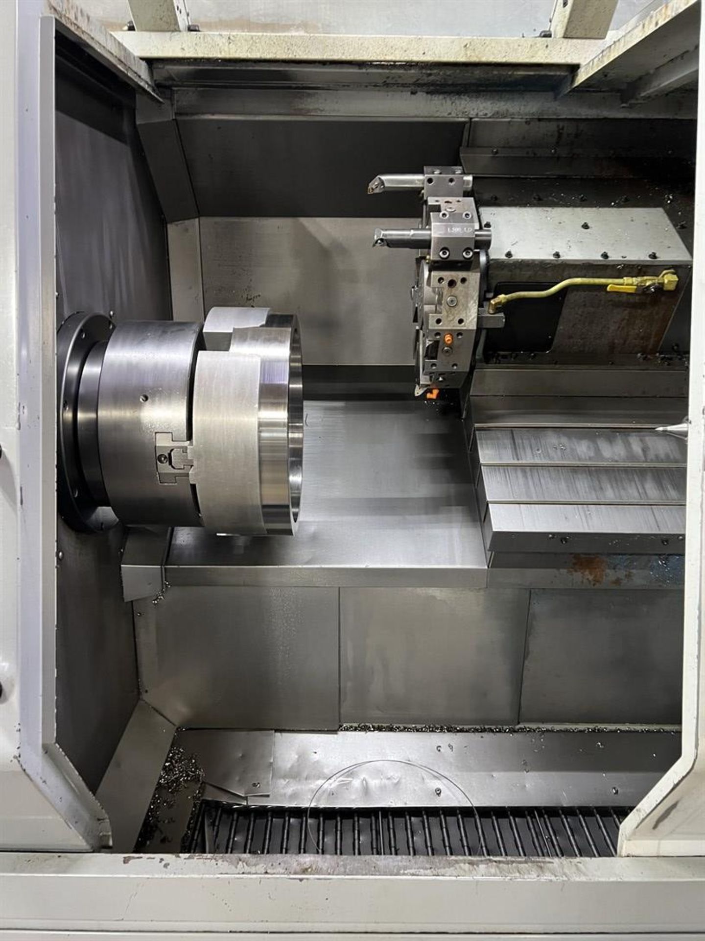 2005 HAAS SL-30TB Big Bore Turning Center, s/n 71571, HAAS CNC Control, 15” 3-Jaw Chuck, 12-Position - Image 3 of 10