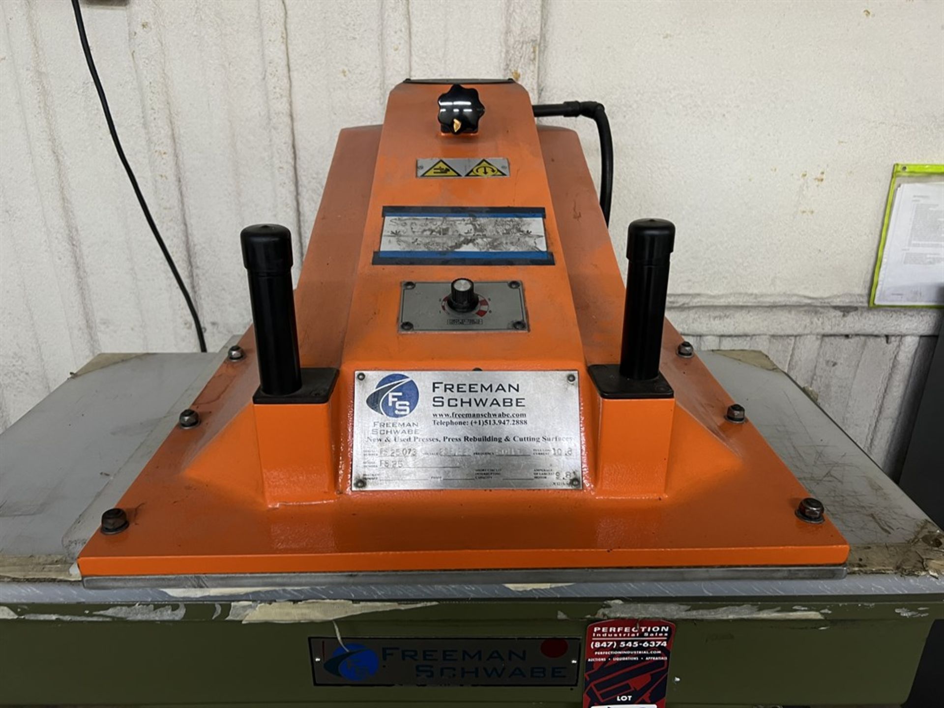 FREEMAN SCHWABE FS25 Clicker Press, s/n FS25073 - Image 3 of 5