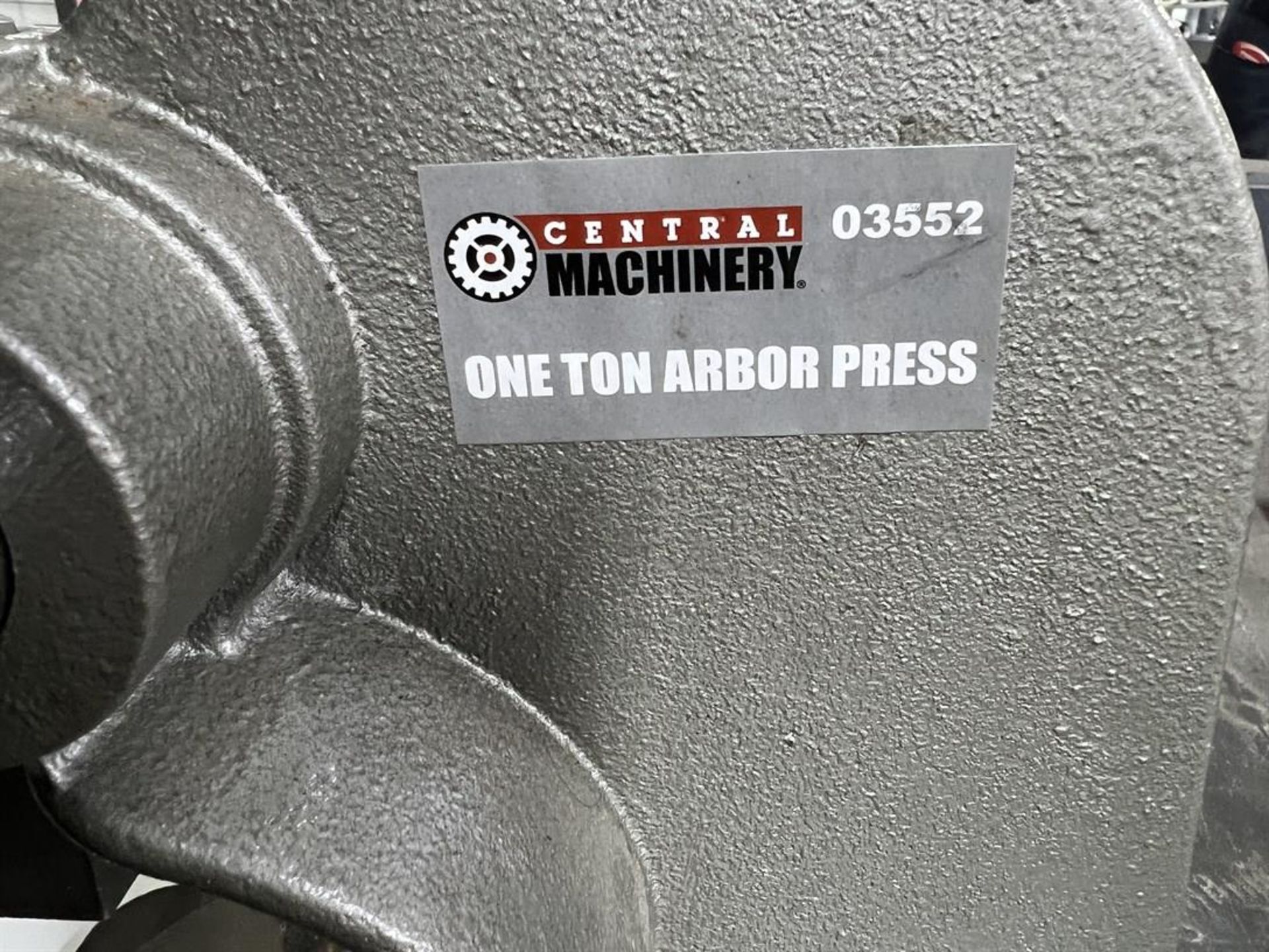 CENTRAL MACHINERY 1-Ton Bench Top Arbor Press - Image 3 of 3