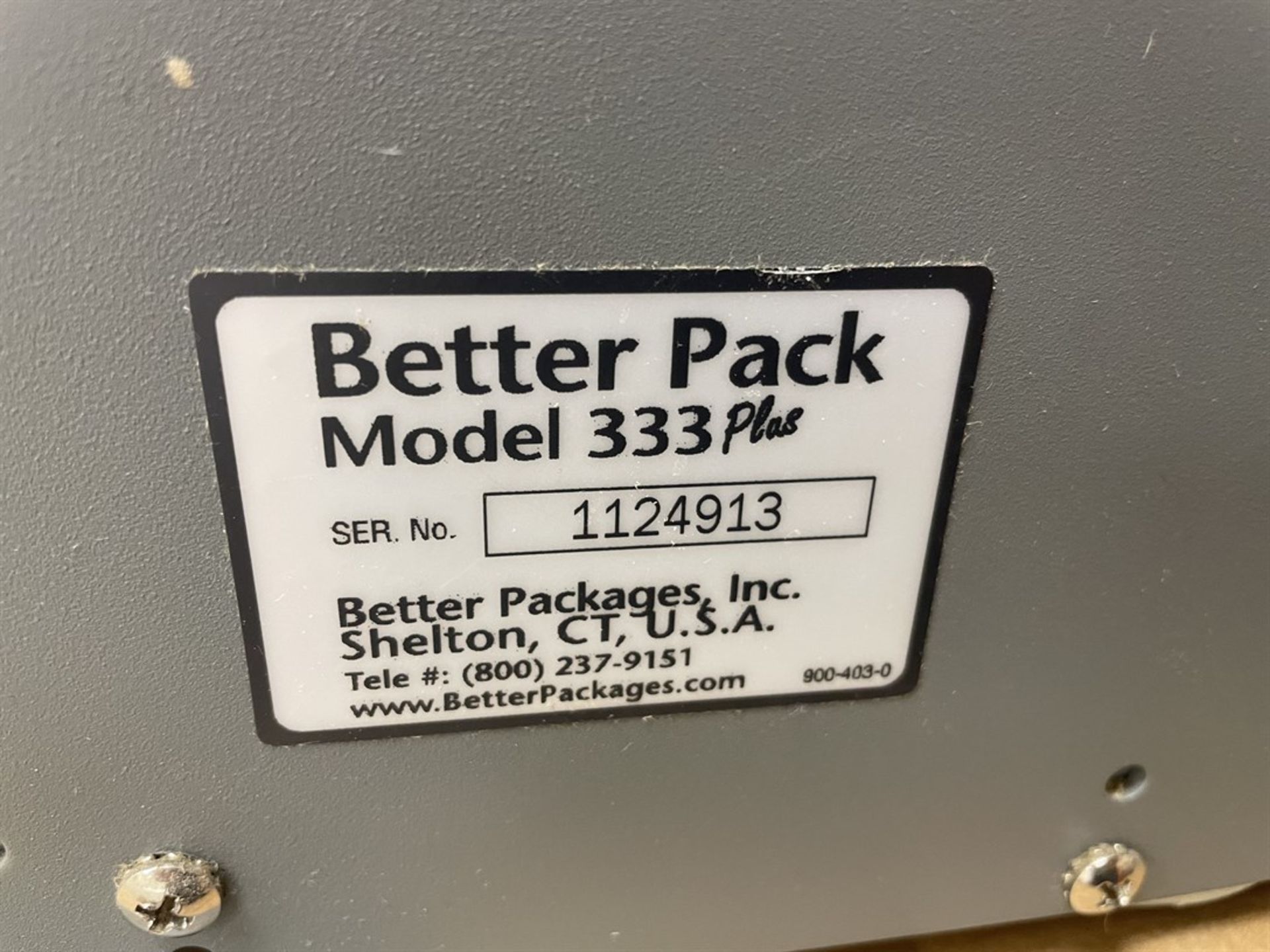 Better Pack 333 Plus Tape dispenser. s/n 1124913 - Image 2 of 2
