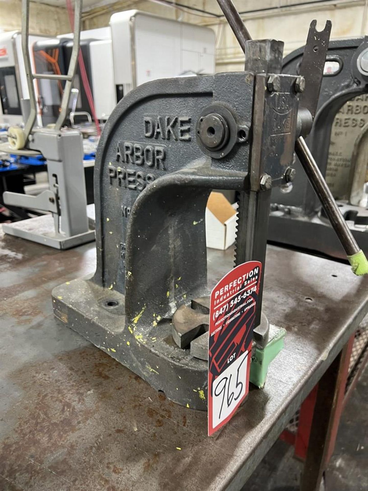 DAKE No. 0 Bench Top Arbor Press