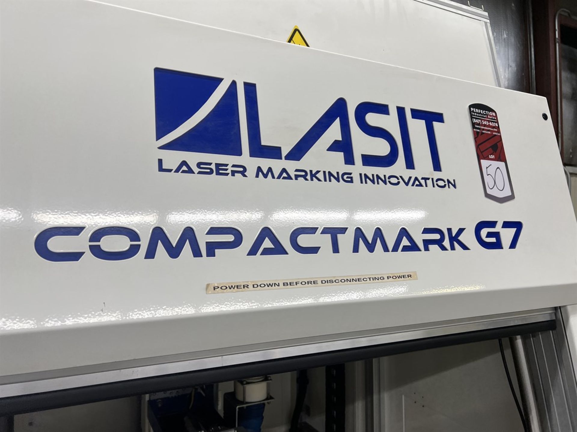 2018 LASIT Compact Mark G7 Fiber Laser Marking System, s/n LMGG10073, Fiber Fly Head, Theta Lens, - Image 8 of 10