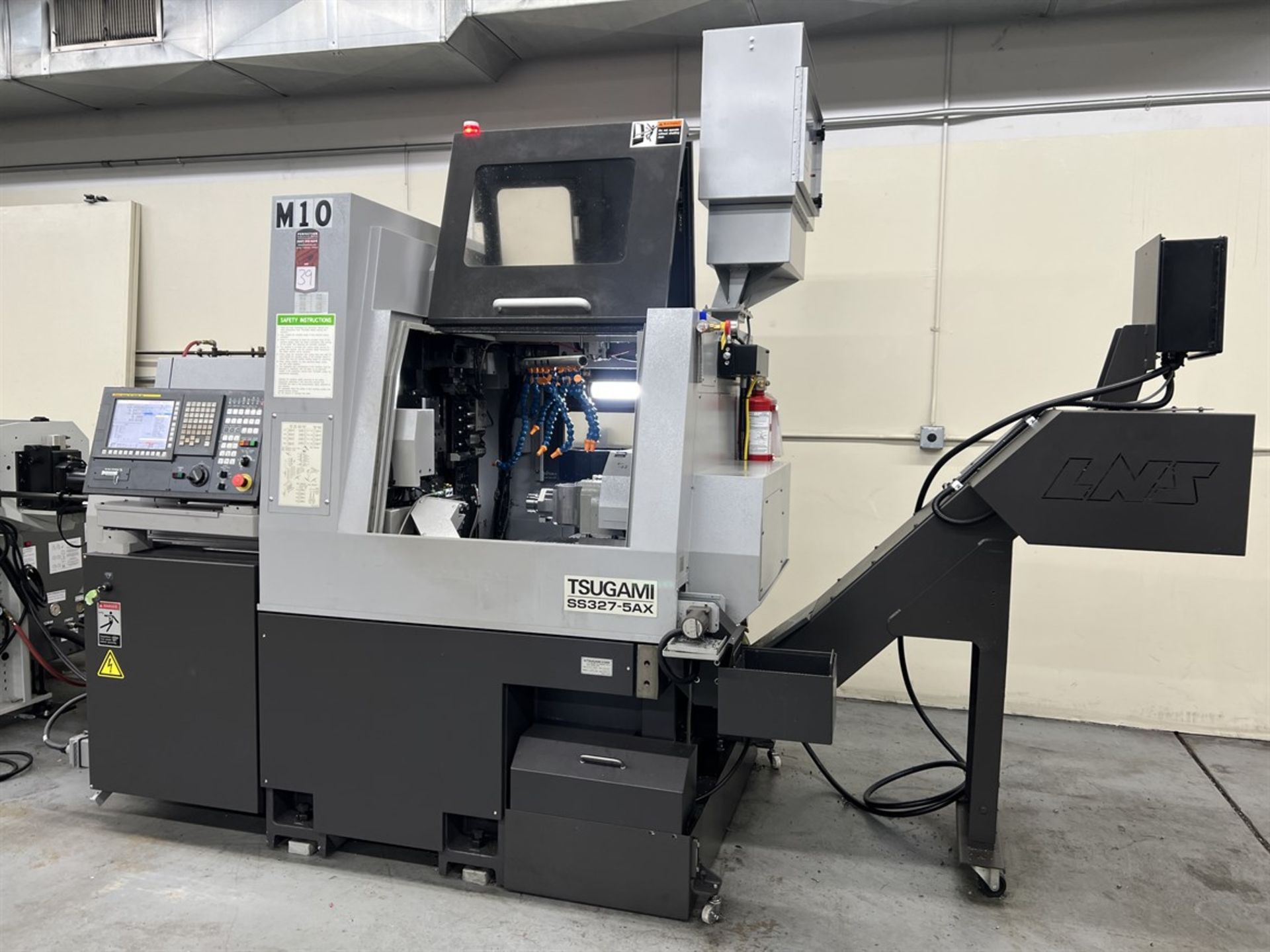 2018 TSUGAMI SS327-5AX Swiss Type Lathe, s/n 10249A, Fanuc 31i-B5, *Includes Bar Feed* - Image 3 of 20