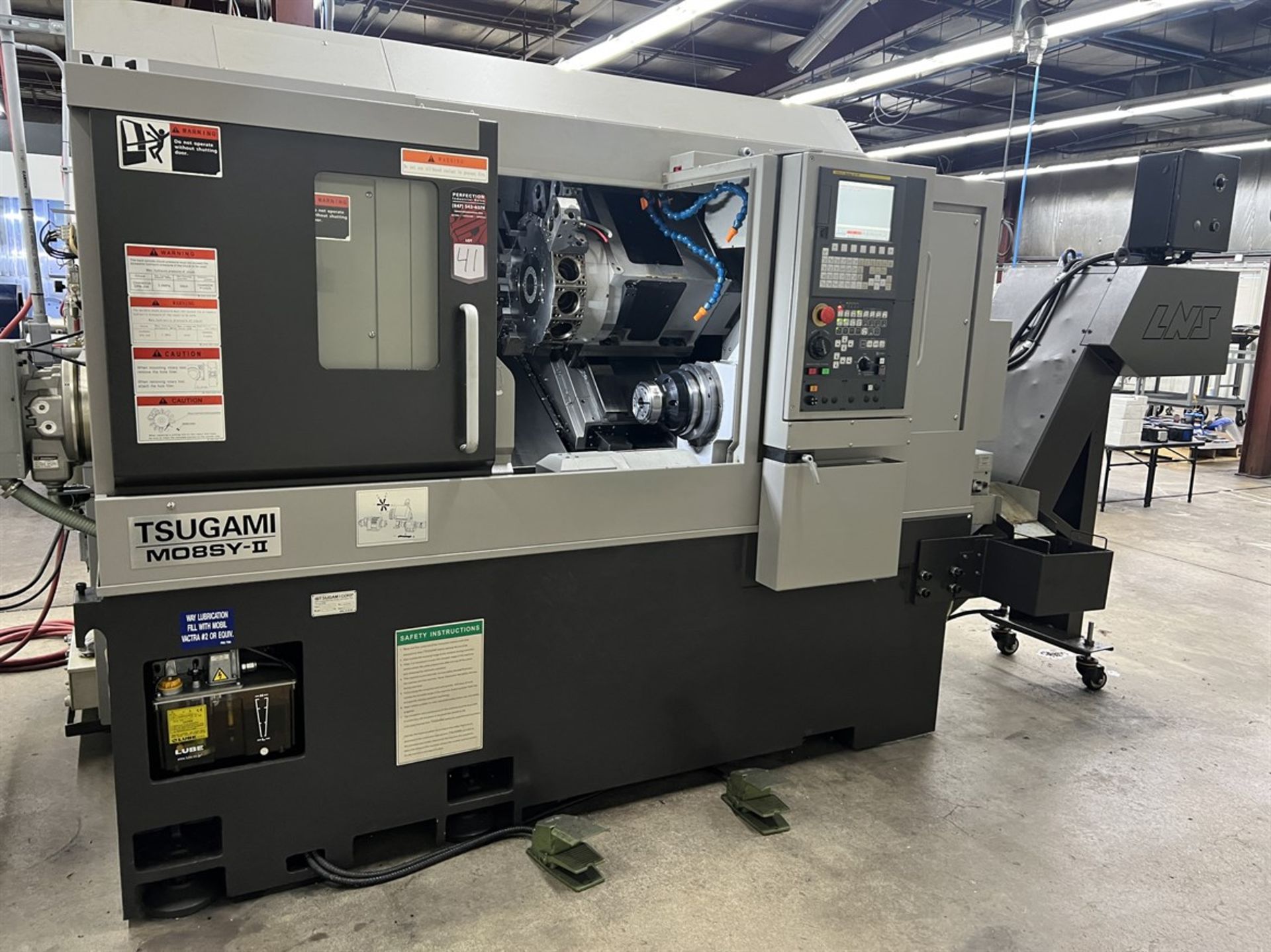 2018 TSUGAMI M08SY II CNC Turning Center, s/n 23276B, Fanuc 0i-TF Control, *Includes Bar Feed* - Image 3 of 21