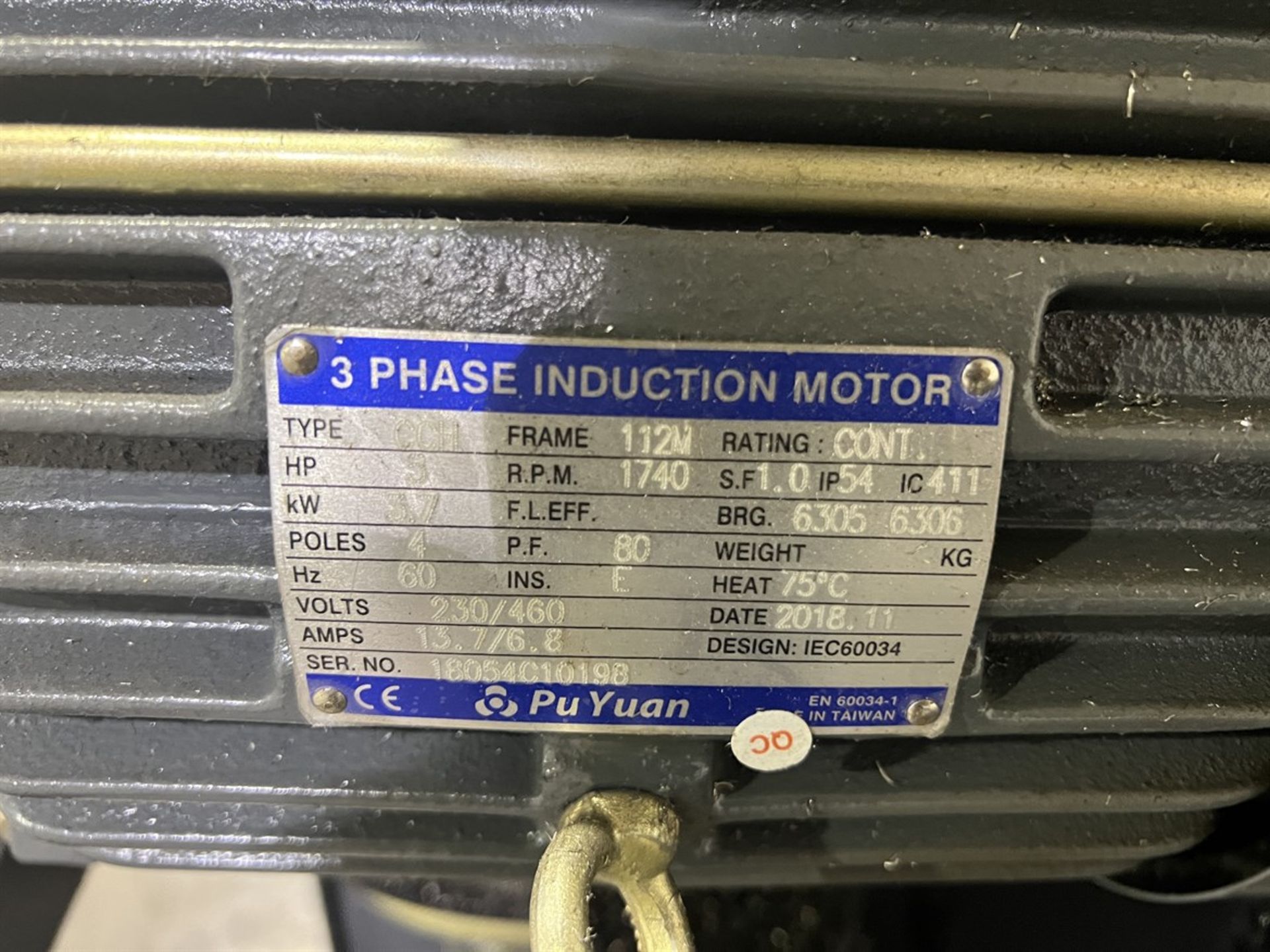 2018 COSEN C-260NC Horizontal Bandsaw, s/n 26C1070722, 10.2" Round Capacity, 10.2" x 11.8" Rectangle - Image 8 of 9