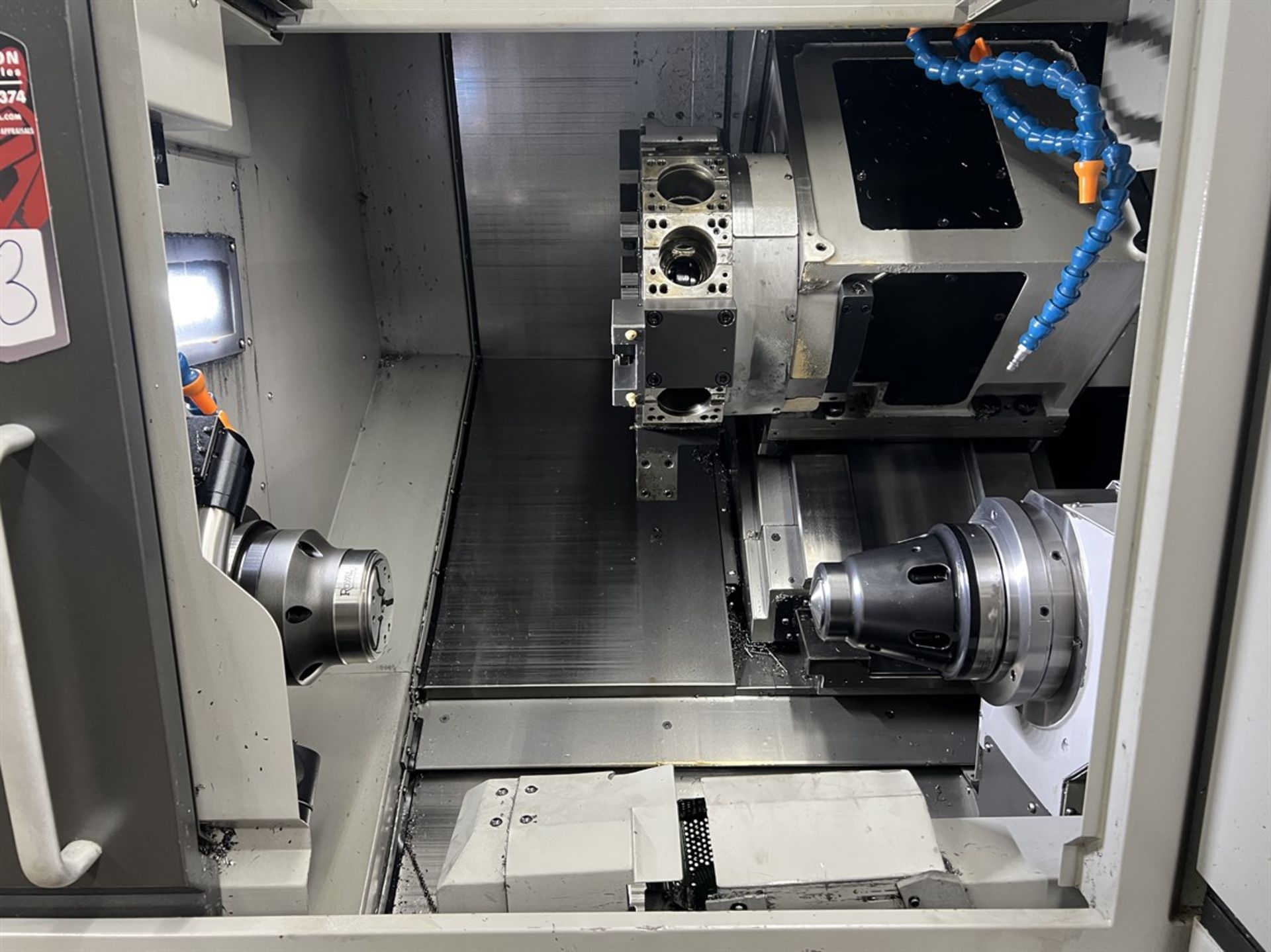 2018 TSUGAMI M08SY II CNC Turning Center, s/n 23196B, Fanuc 0i-TF Control, *Includes Bar Feed* - Image 5 of 23