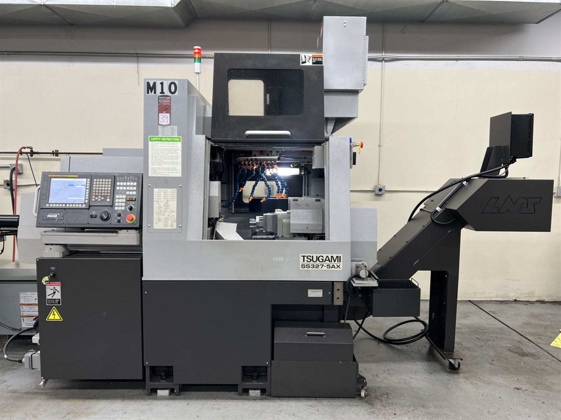 2018 TSUGAMI SS327-5AX Swiss Type Lathe, s/n 10249A, Fanuc 31i-B5, *Includes Bar Feed*