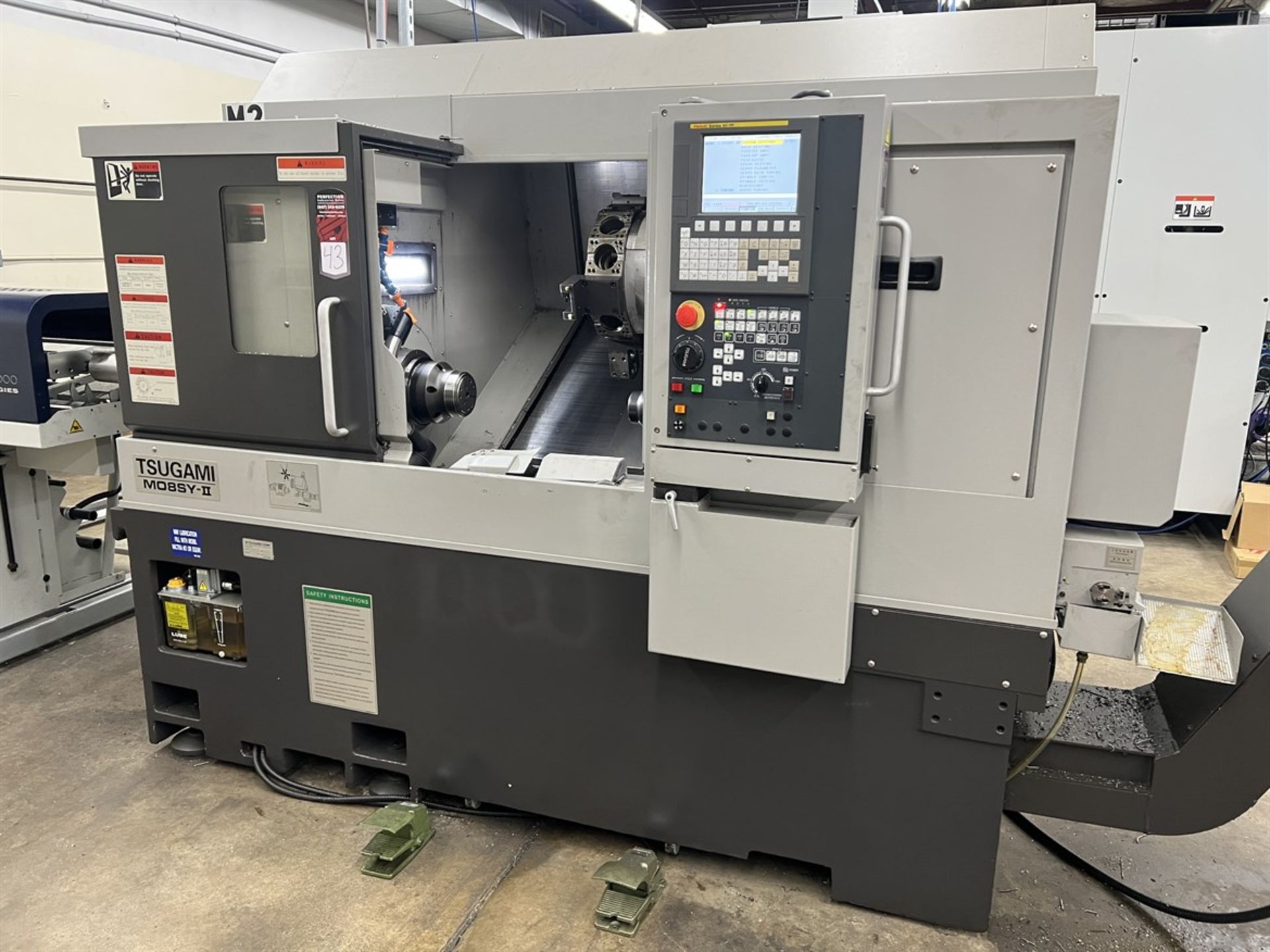 2018 TSUGAMI M08SY II CNC Turning Center, s/n 23196B, Fanuc 0i-TF Control, *Includes Bar Feed*