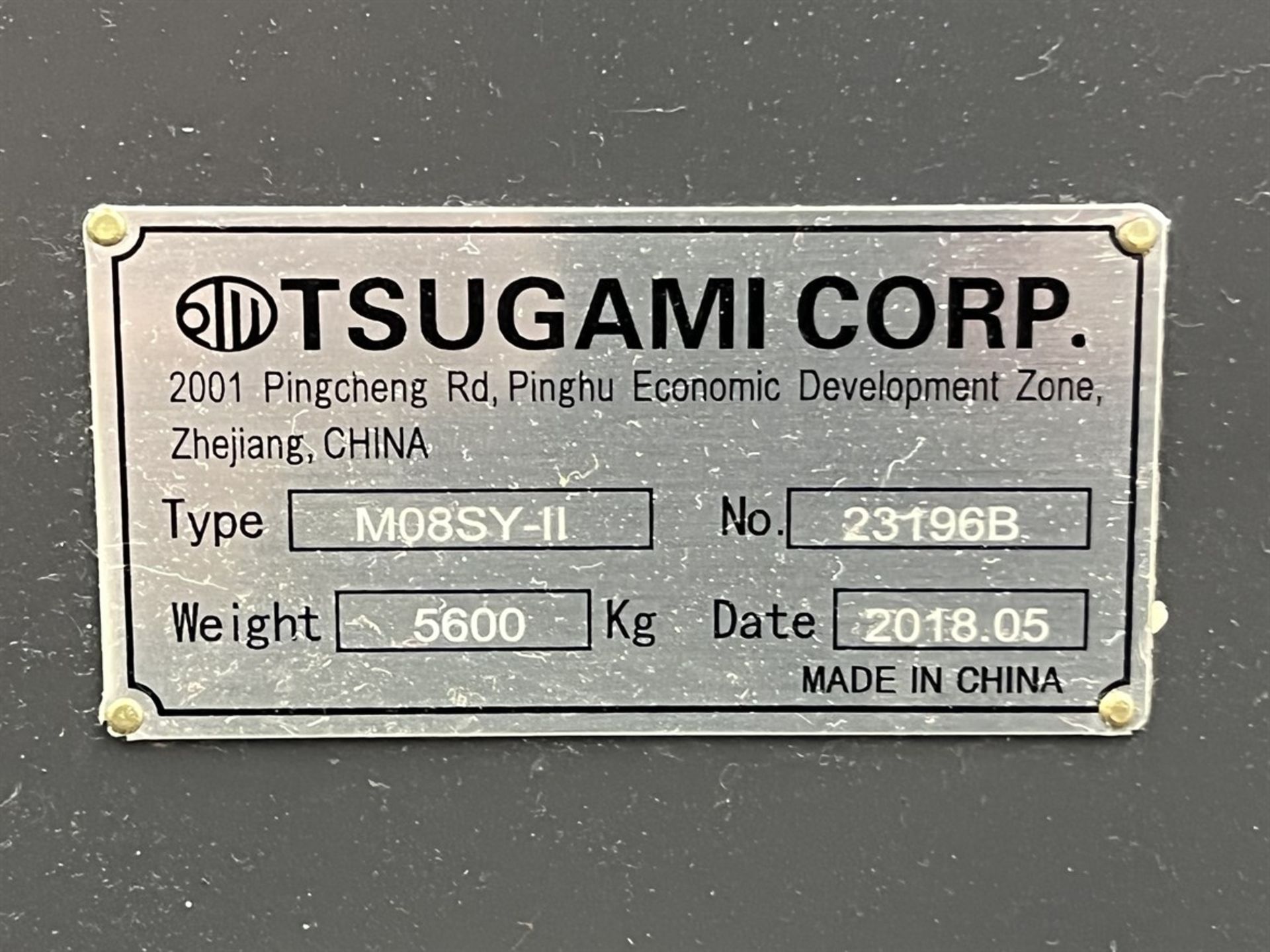 2018 TSUGAMI M08SY II CNC Turning Center, s/n 23196B, Fanuc 0i-TF Control, *Includes Bar Feed* - Image 23 of 23