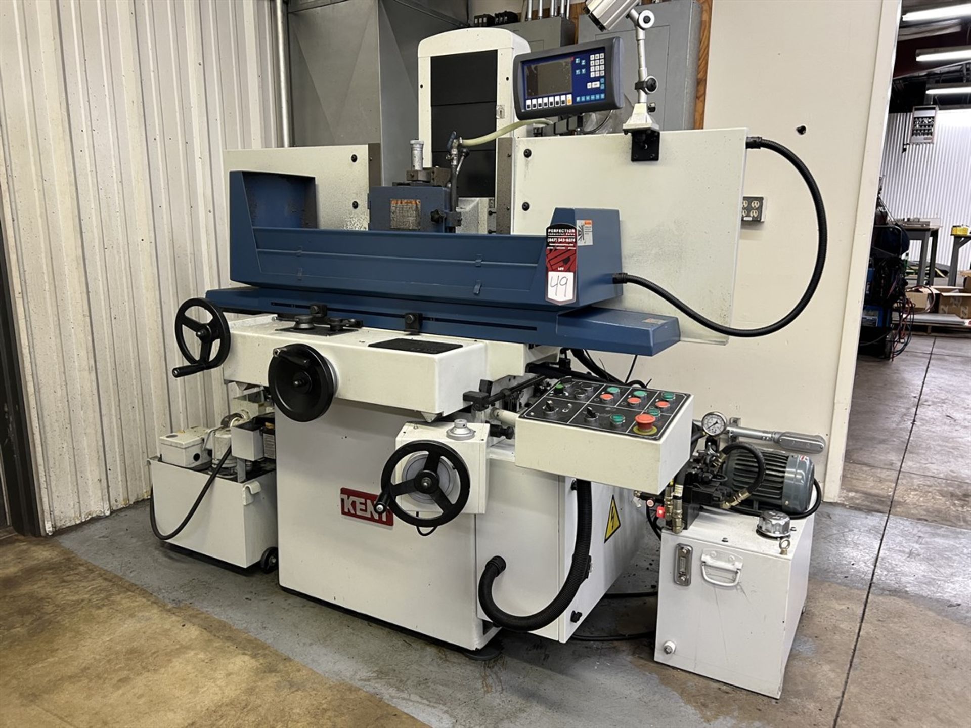 2019 KENT KGS-250AHD Surface Grinder, s/n 193C12, 8" x 18" Magnetic Chuck, 21.25" Longitudinal Table - Image 2 of 9