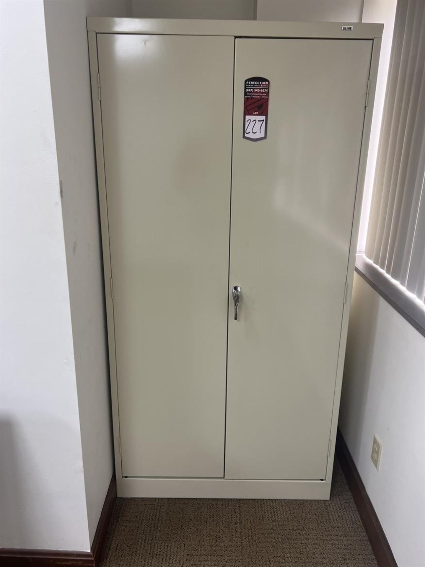 Office Supply Cabinet w/ Contents