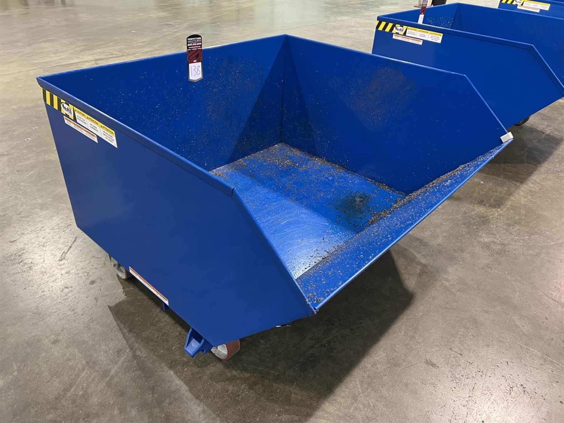 VESTIL H-100-LD 2,000 Lb. Self Dumping Hopper