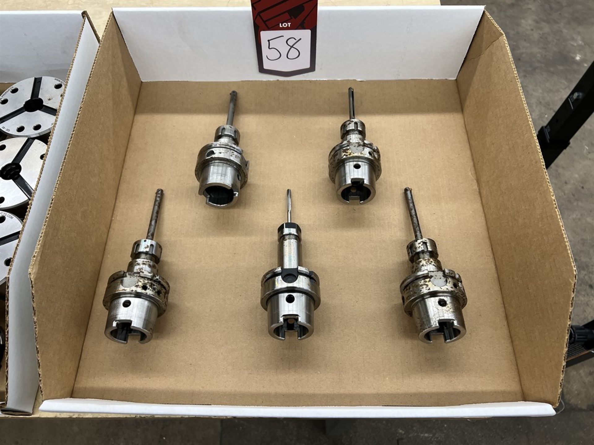 Lot of (5) HSK 63 Tool Holders