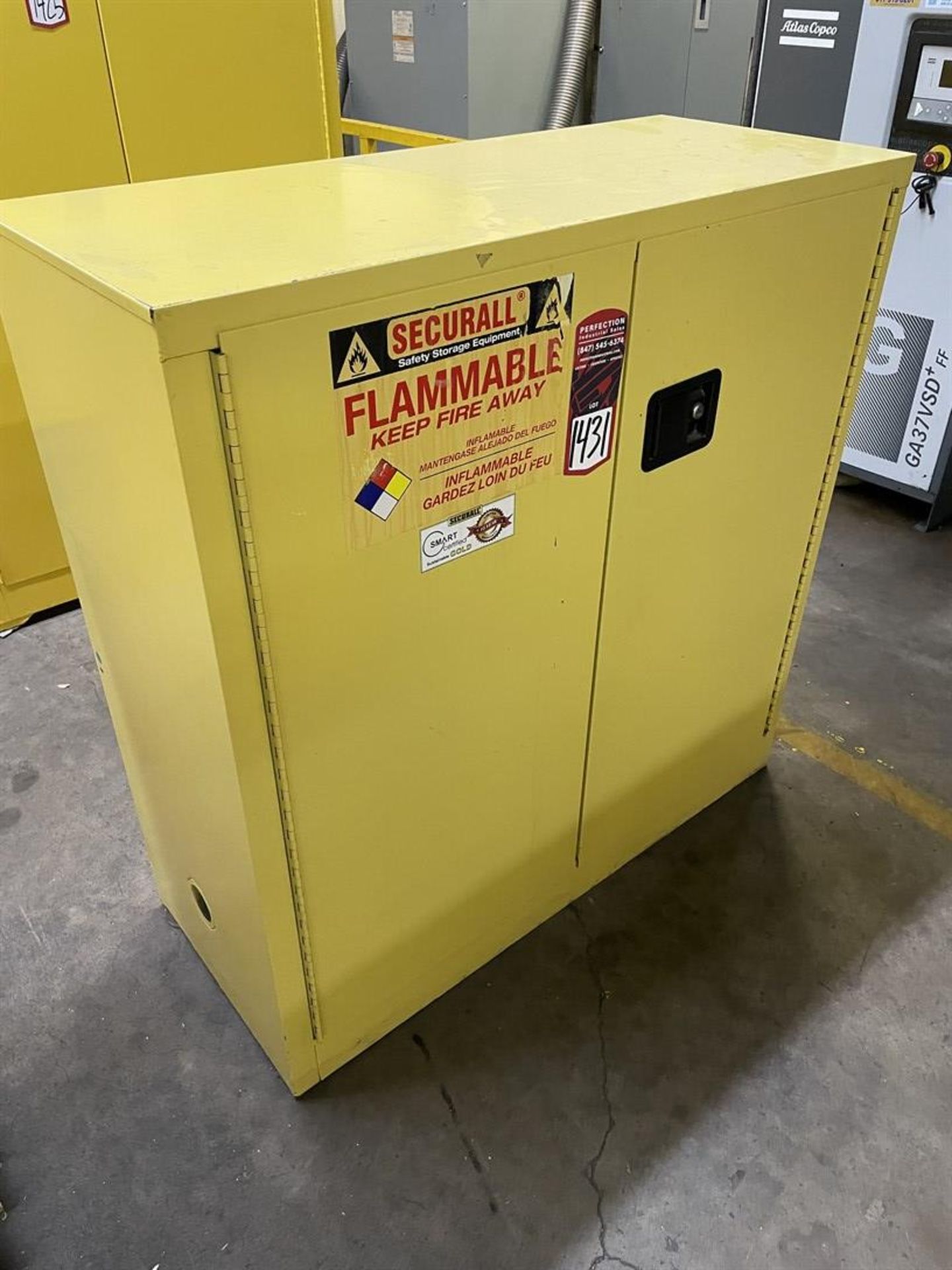 SECURALL A130 30 Gallon Capacity Flammable Cabinet