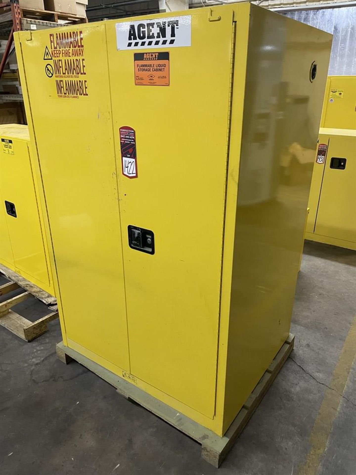 AGENT 1068349 90 Gallon Capacity Flammable Cabinet