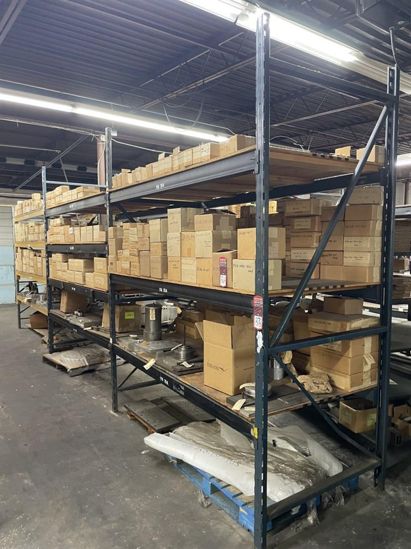 (2) Sections of Pallet Racking Including 9' Cross Beams, 10' Uprights and 48" Depth and (1) - Image 2 of 2