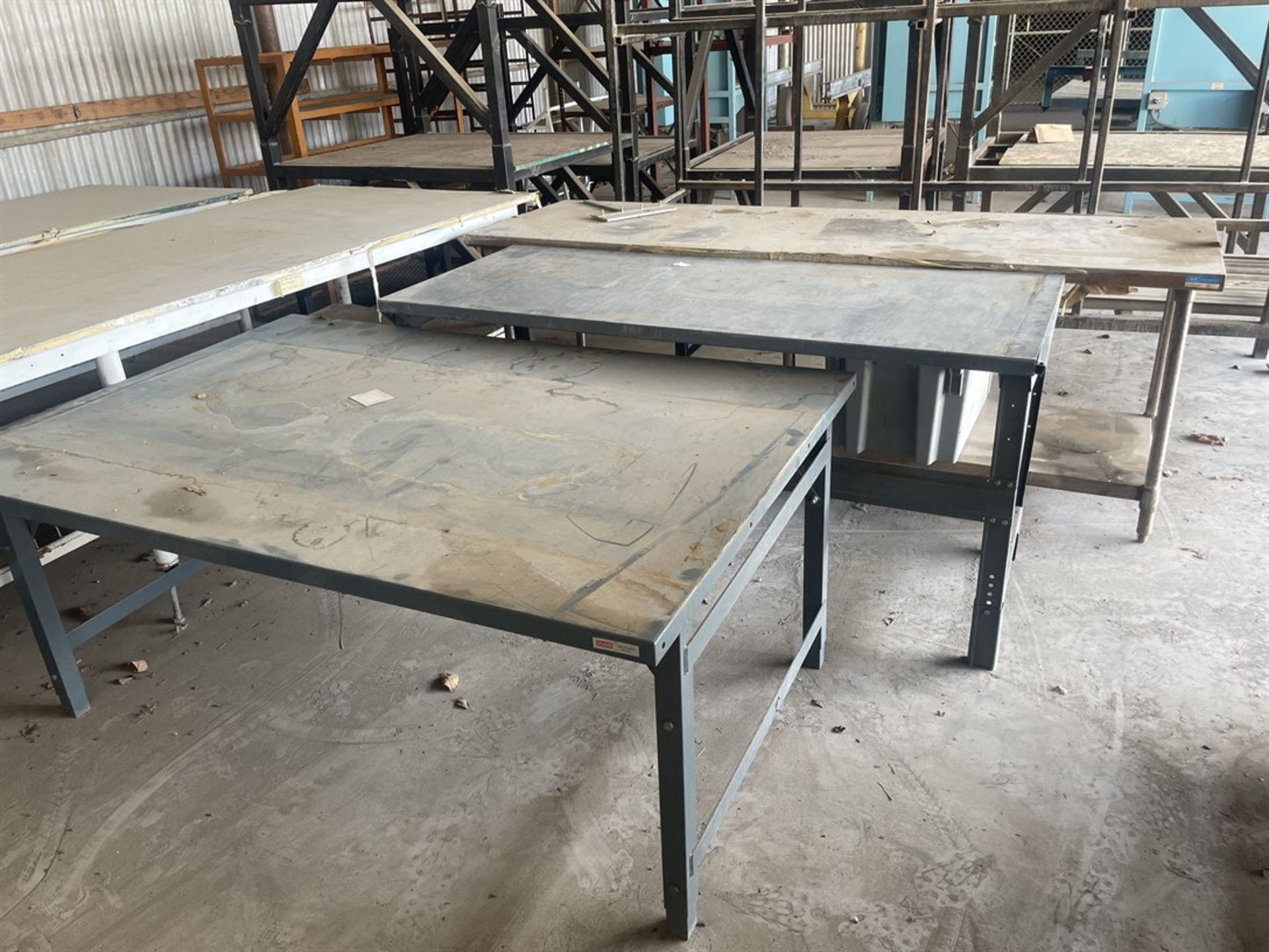 Lot of Assorted Steel Tables and Racks - Image 3 of 5