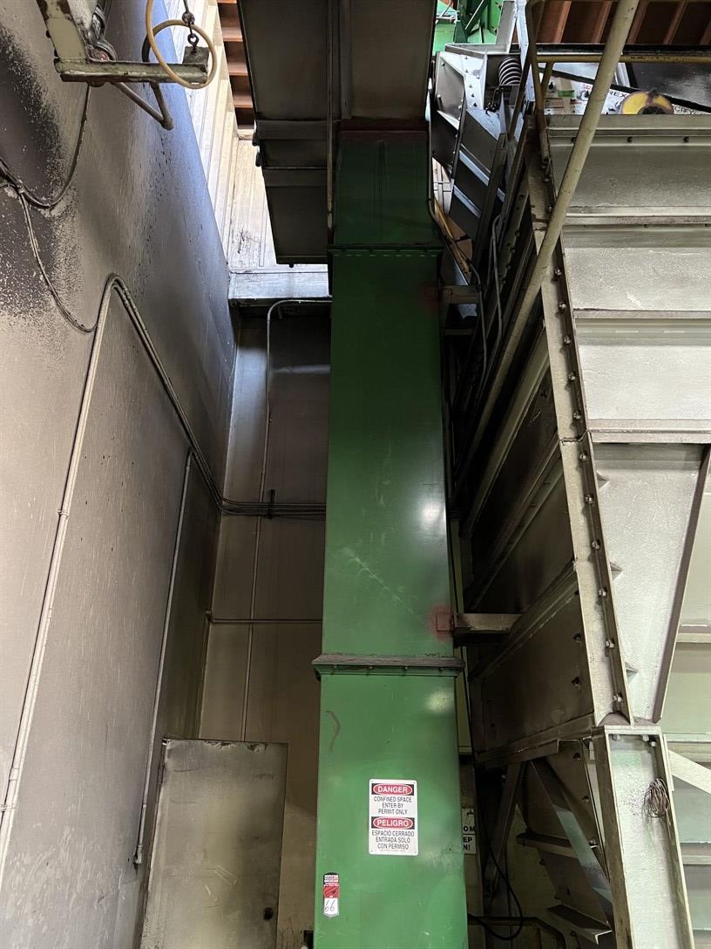 ROYER 7.5 HP Bucket Elevator, 1' 10"x2'10"x35'