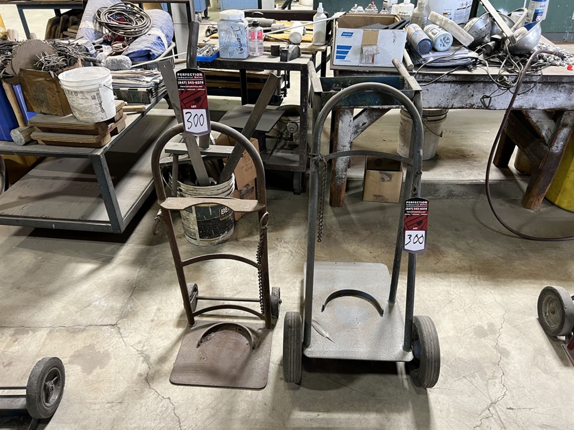 Lot Comprising (2) 2-Wheel Hand Trucks