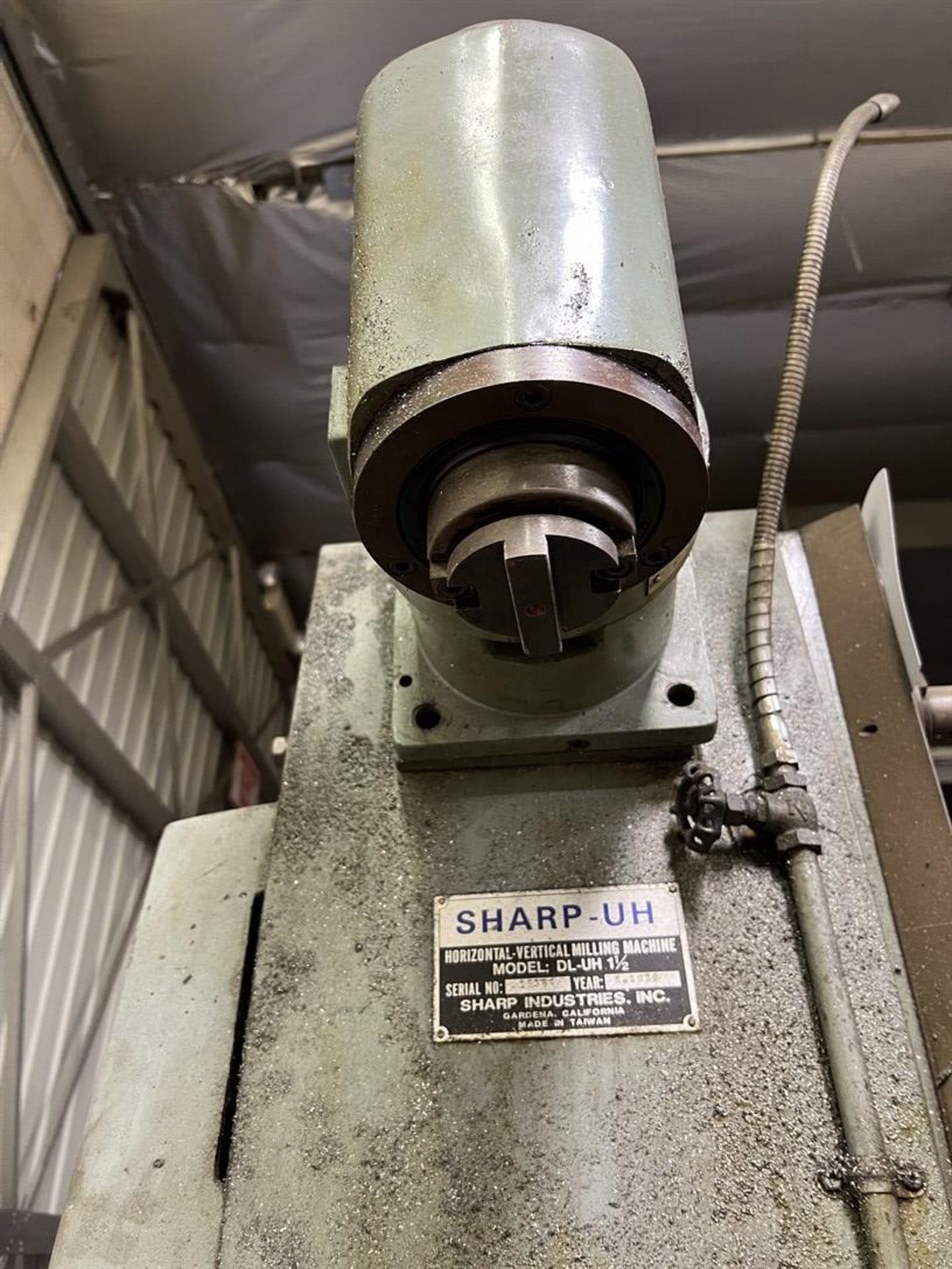 SHARP DL-UH 1-182 Horizontal/Vertical Milling Machine, s/n 16384 - Image 5 of 8