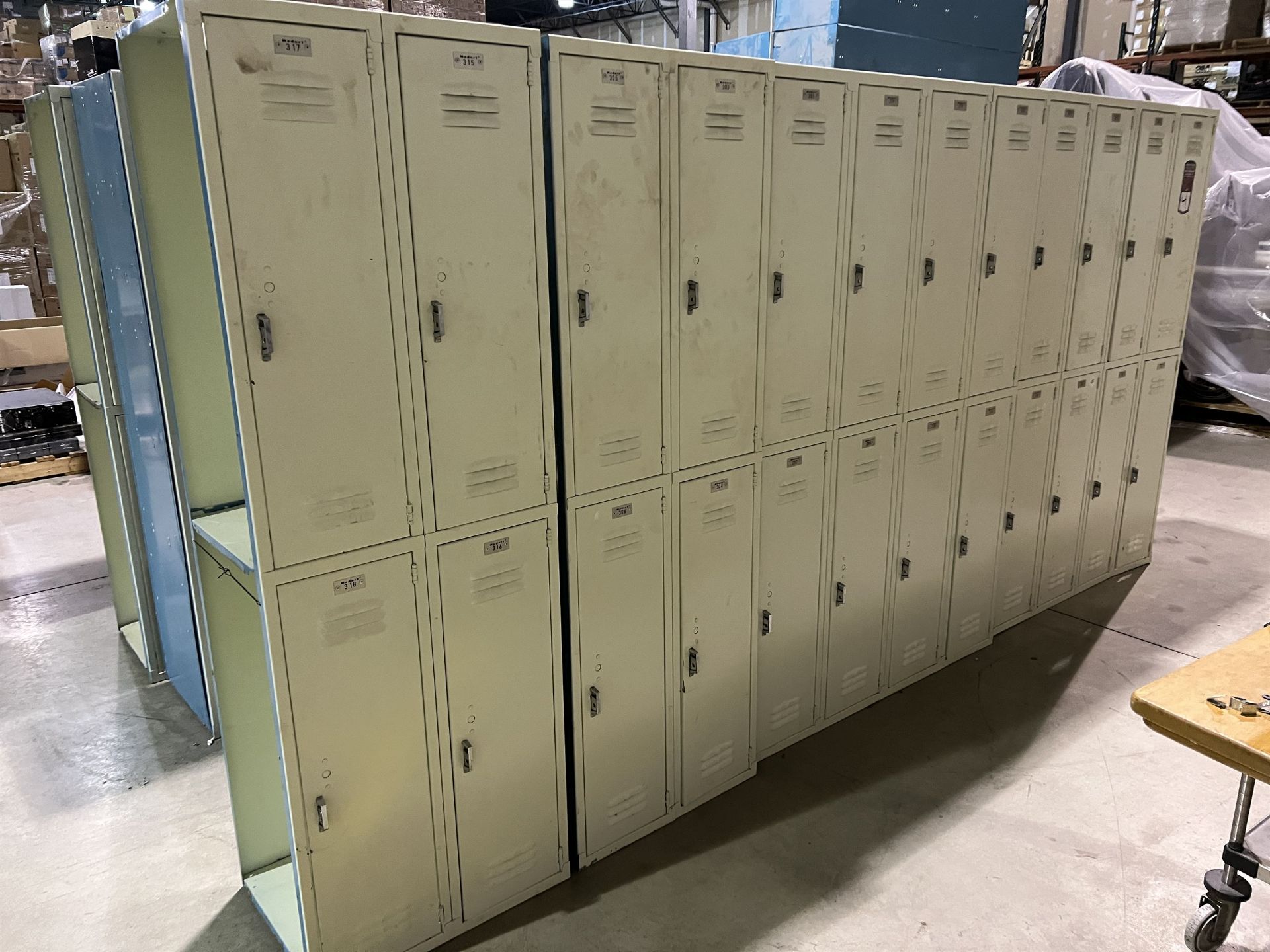 Lot of MEDART Lockers, 24 Total Lockers