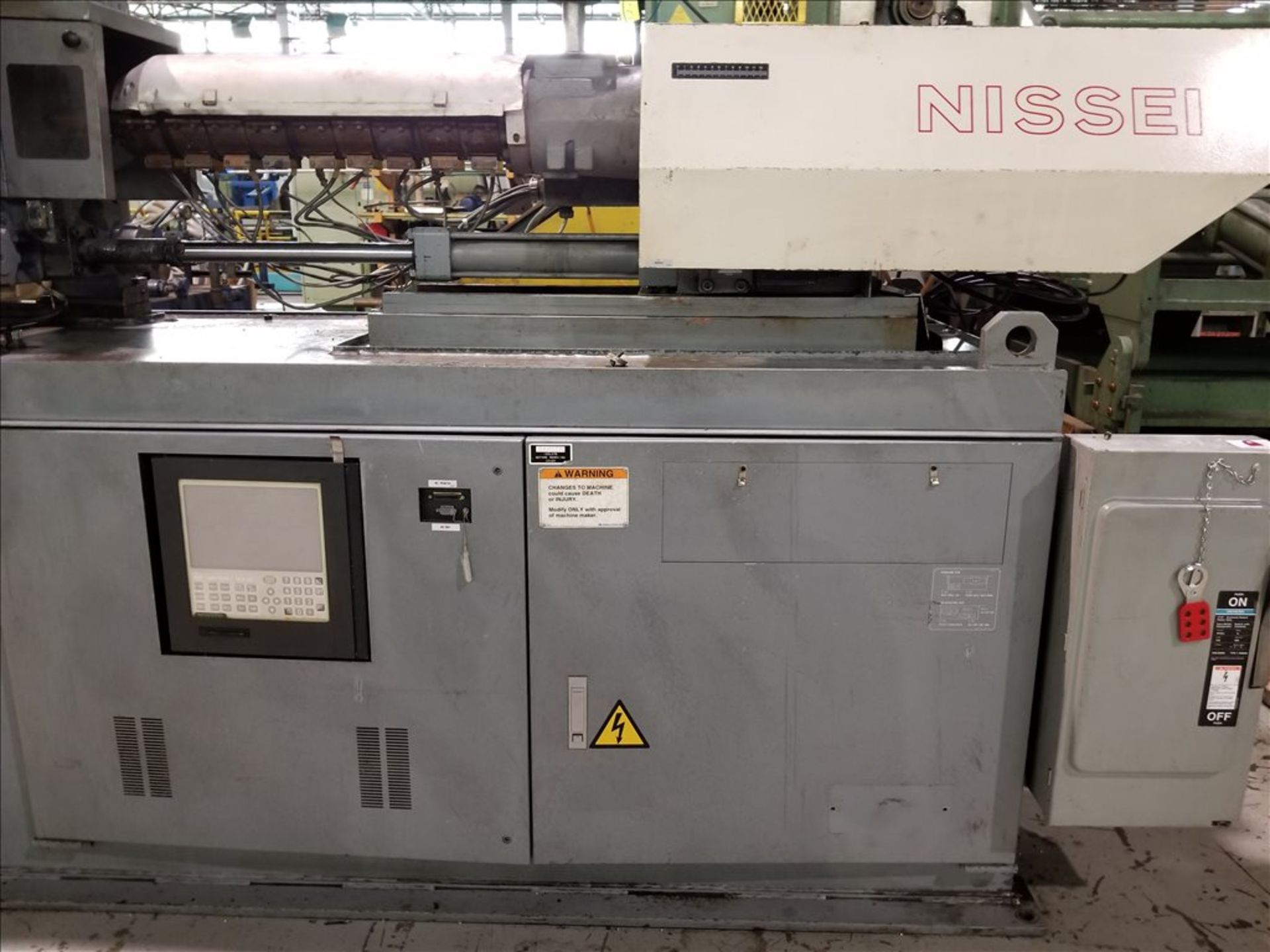 89 Ton NISSEI FN 1000 Injection Molder, s/n S080Q405, w/ N9G Control, 4.3 oz. Shot Size, 21.5" x - Image 7 of 8