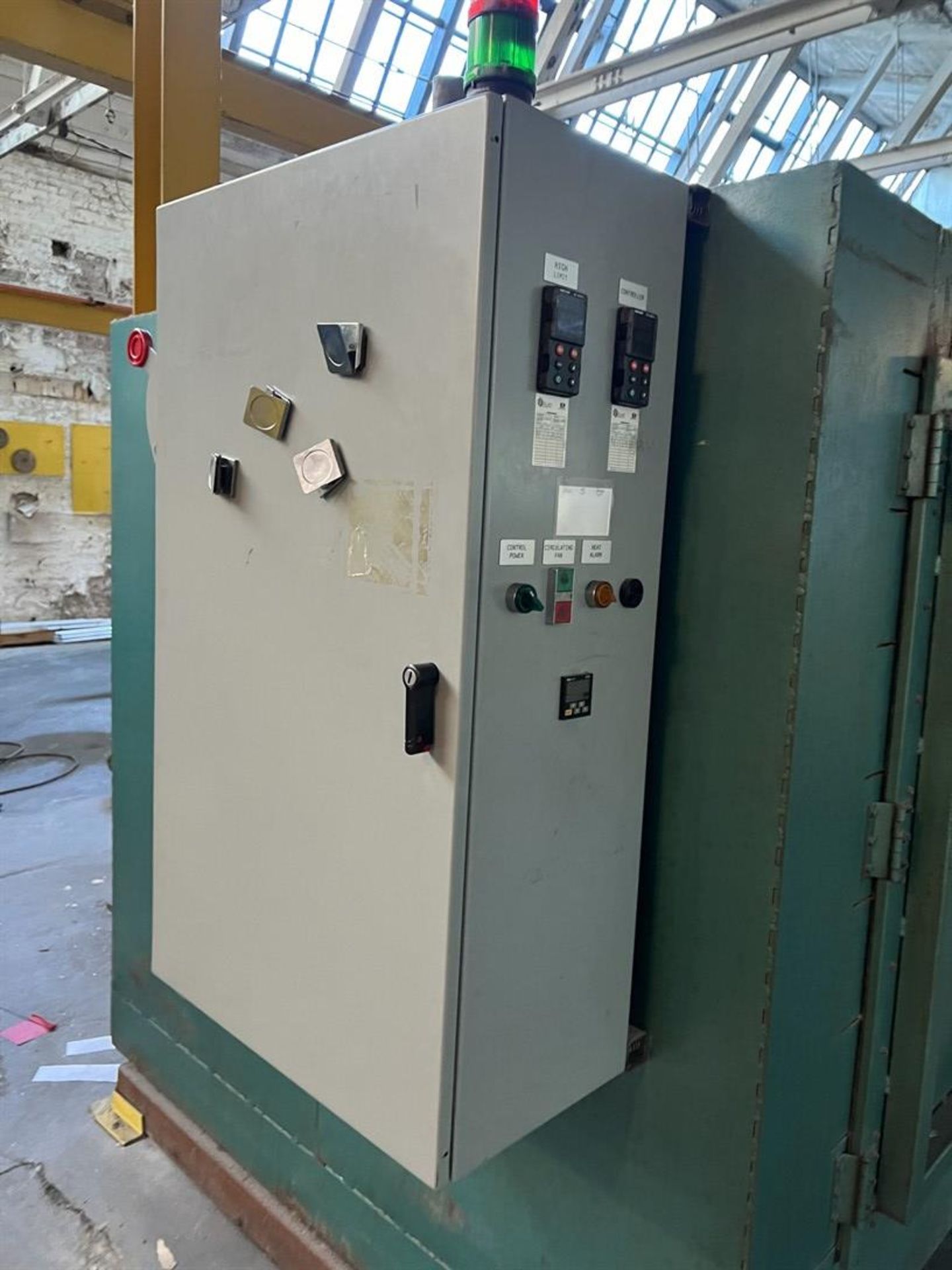 TRENT 30kW Electric Batch Oven, s/n 912-829, 1400 F Max Temp, 48” x 48” x 48” Oven Area, 3-PH - Image 6 of 6