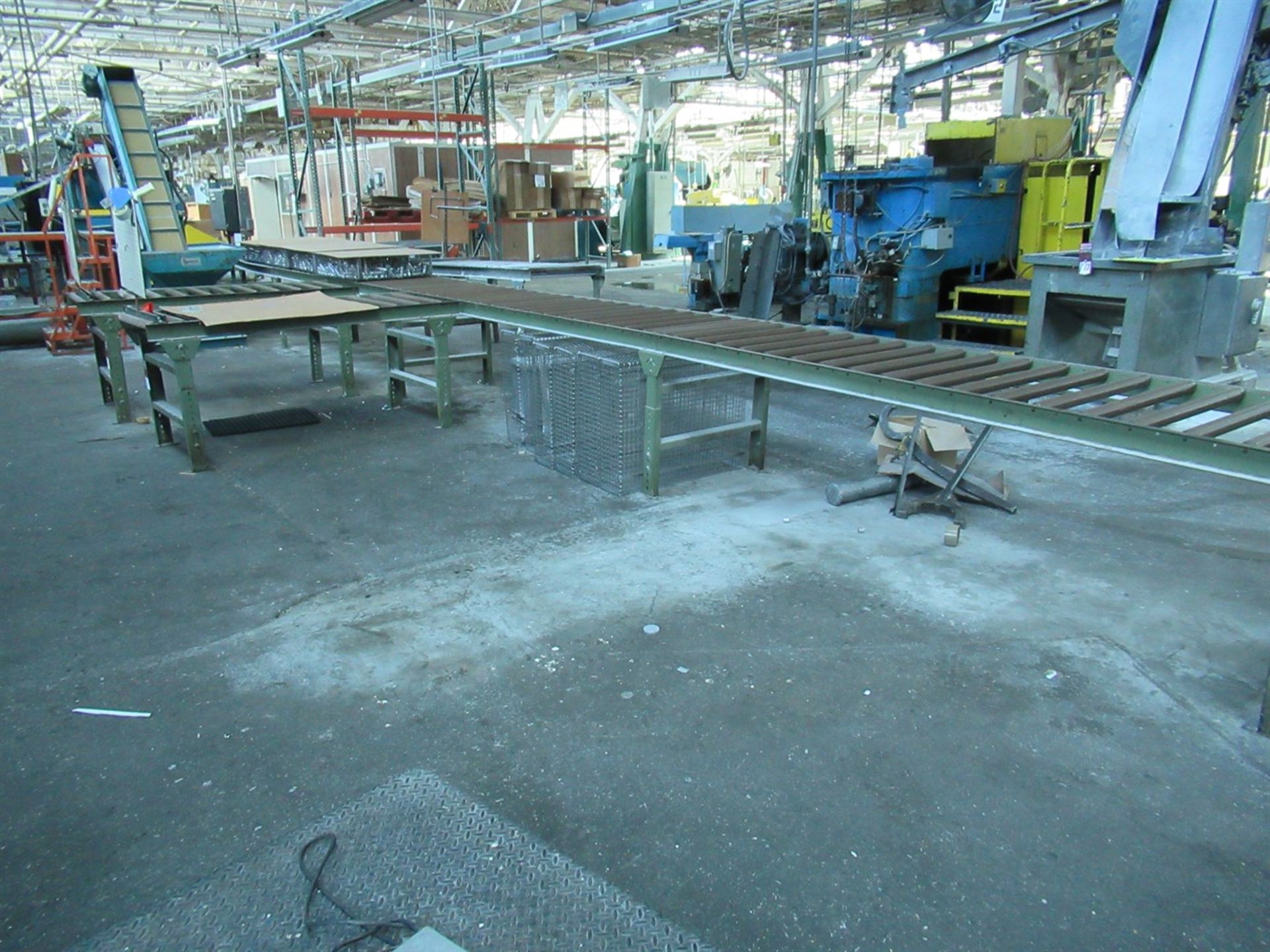 Roller Conveyor Approx. 112" x 30" W.