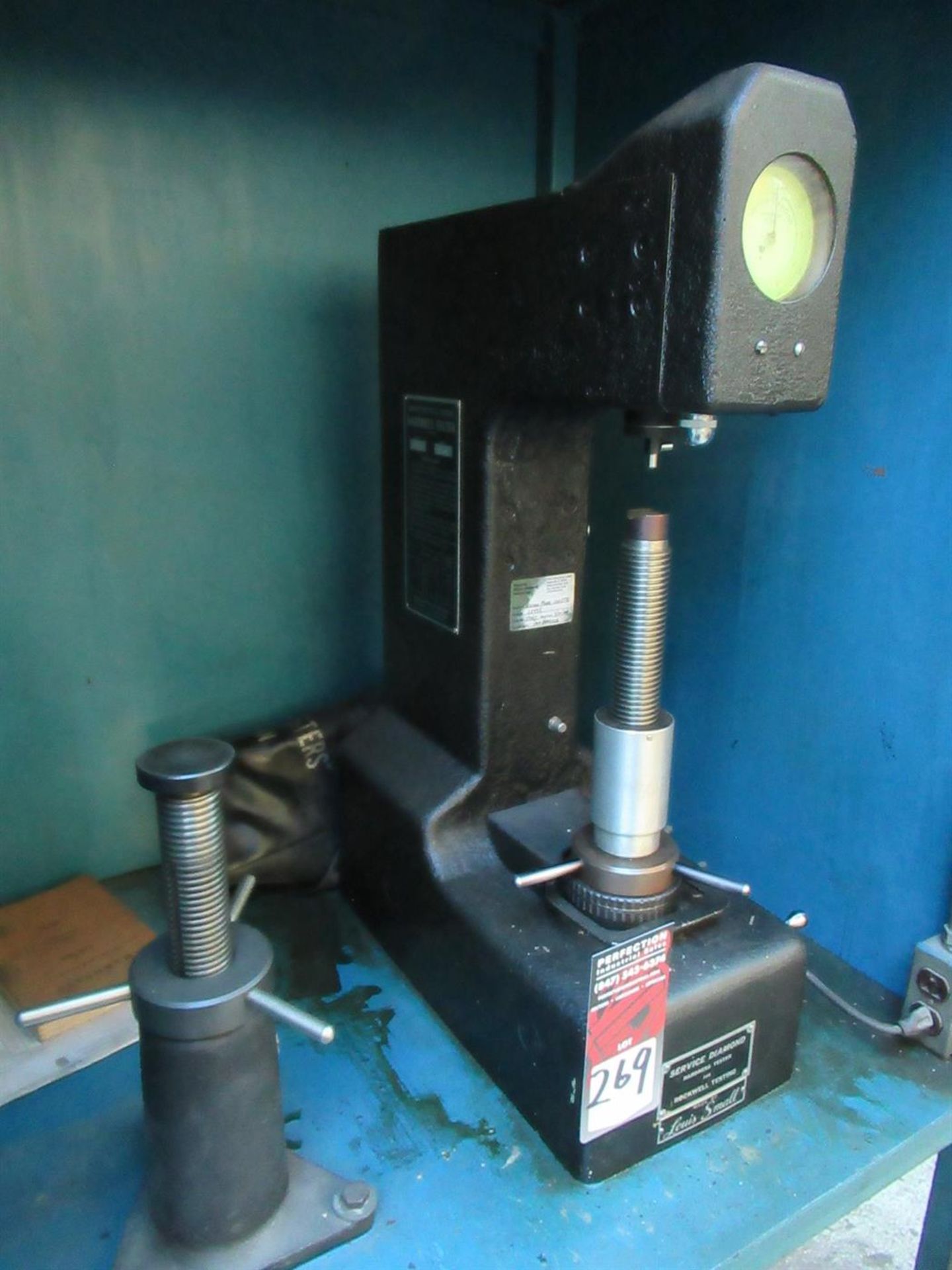 LOUIS SMALL 12A Hardness Tester, s/n 25495 - Image 3 of 4