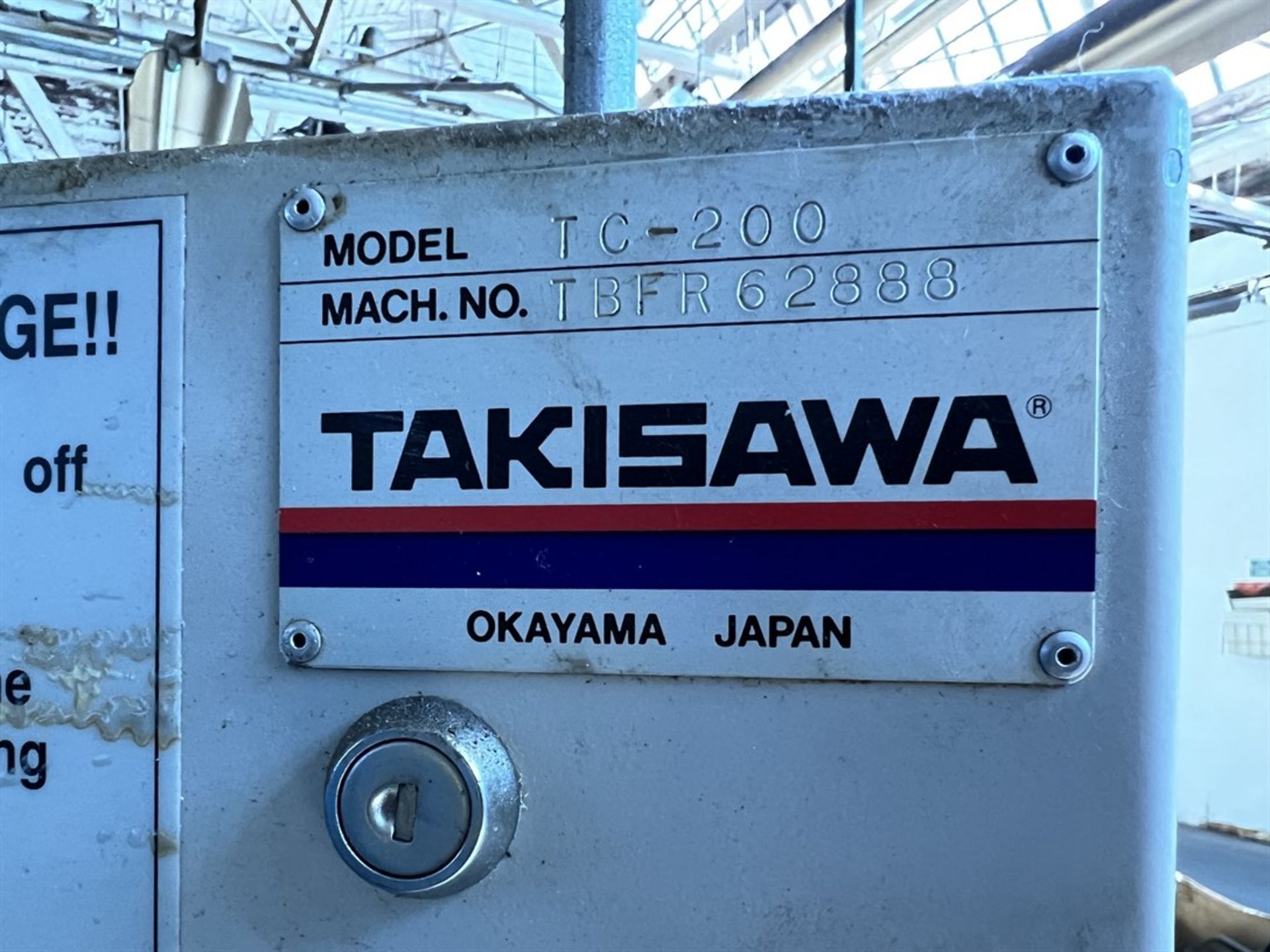 TAKISAWA TC-200 L6 Turning Centers, s/n TBFR62888, w/ FANUC 21i-TB Control, Collet Chuck, 8” 3-Jaw - Image 8 of 8