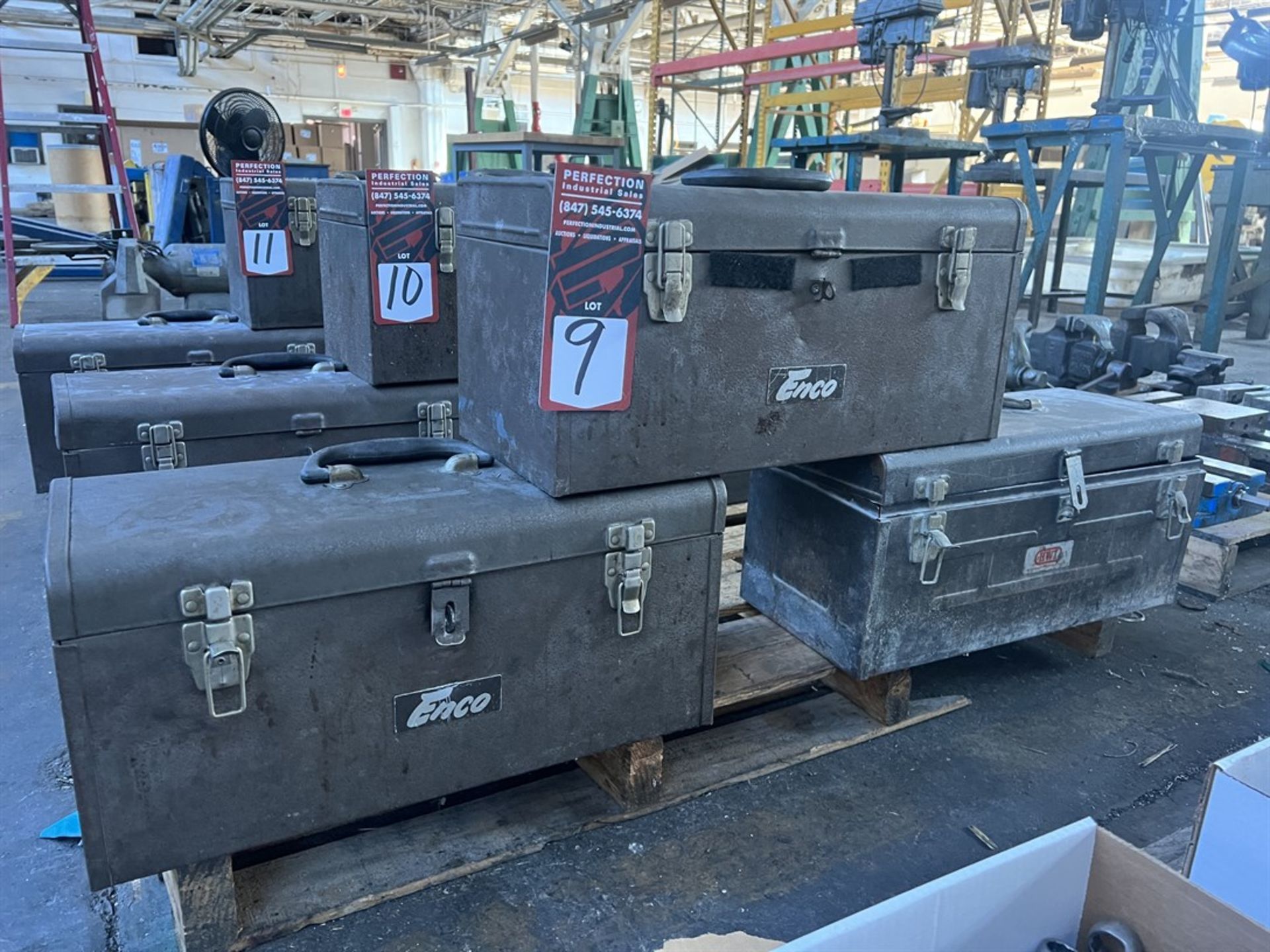 Lot of (3) Tool Boxes