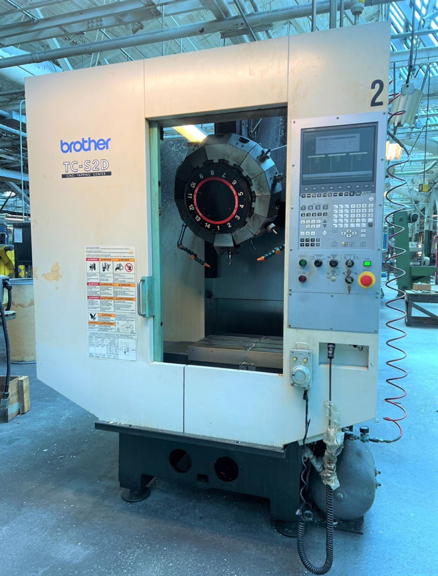 2010 BROTHER TCS2D 4-Axis Tapping Center, s/n 112102, 23” x 15.75” Table, X-19.7", Y-15.7', Z-11.8",