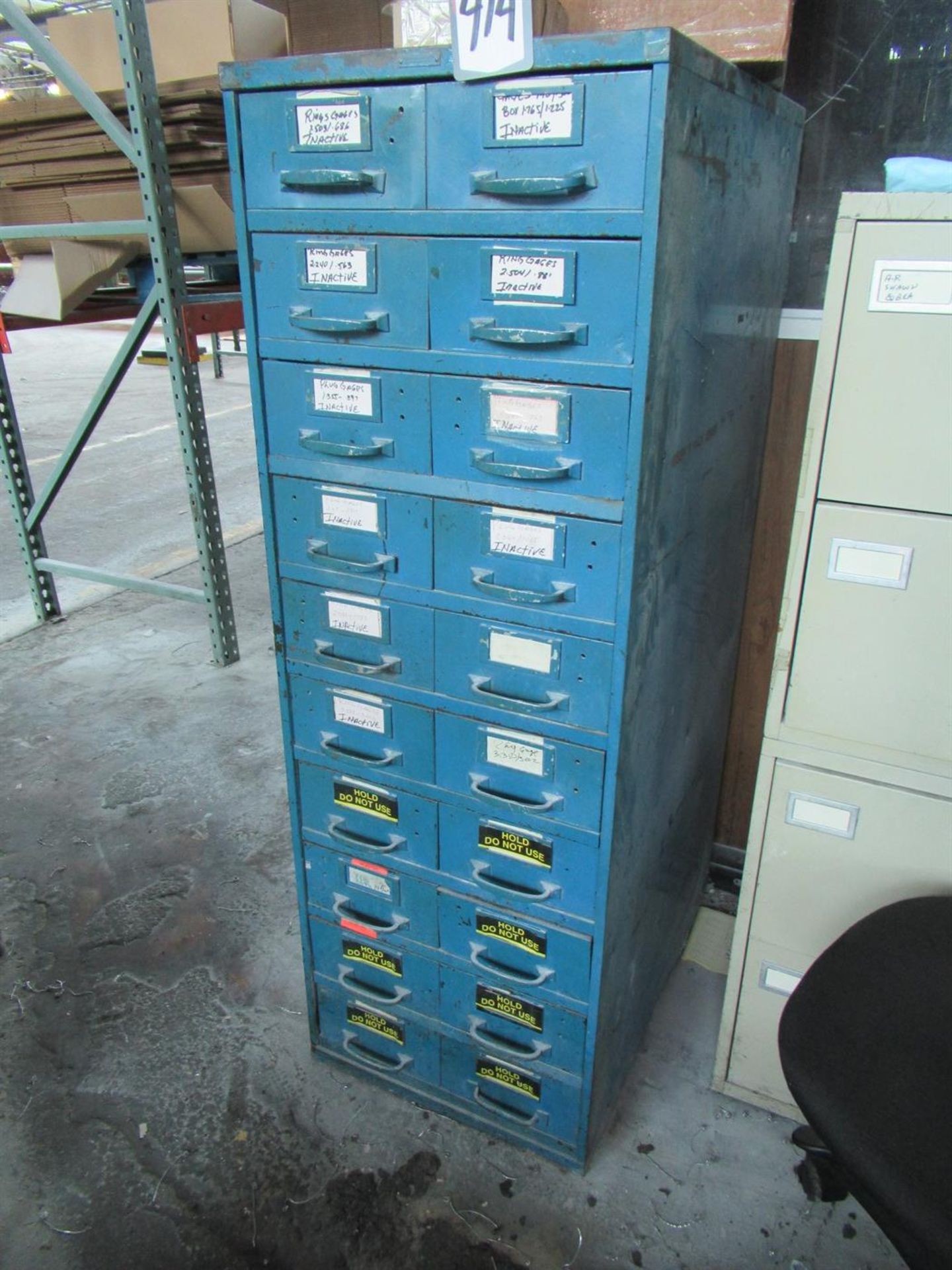 Parts Cabinet 10 Drawer ( located by inspection )