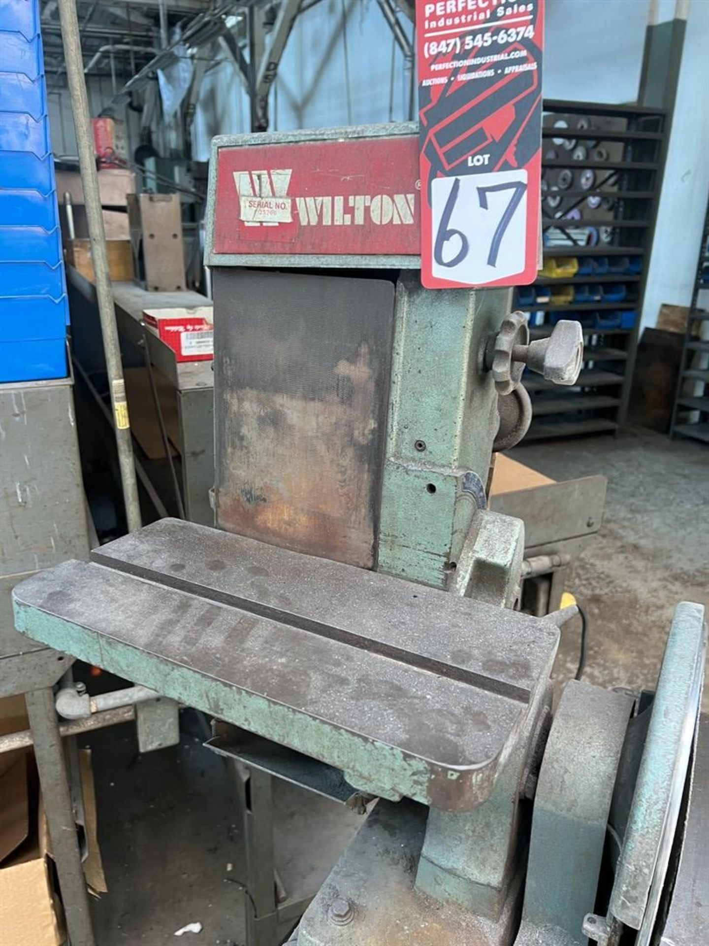 WILTON 6” Belt/12” Disc Combination Sander, s/n 25700 - Image 3 of 4