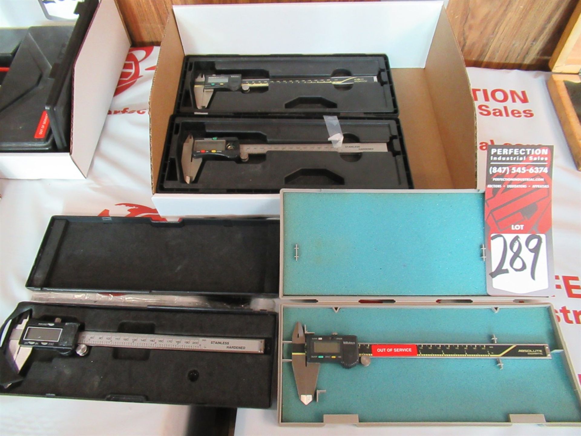 Lot of (4) 8" Calipers