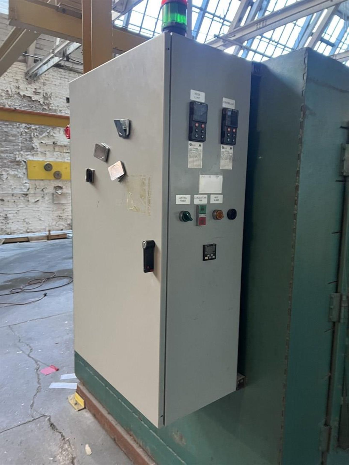 TRENT 30kW Electric Batch Oven, s/n 912-829, 1400 F Max Temp, 48” x 48” x 48” Oven Area, 3-PH - Image 3 of 6