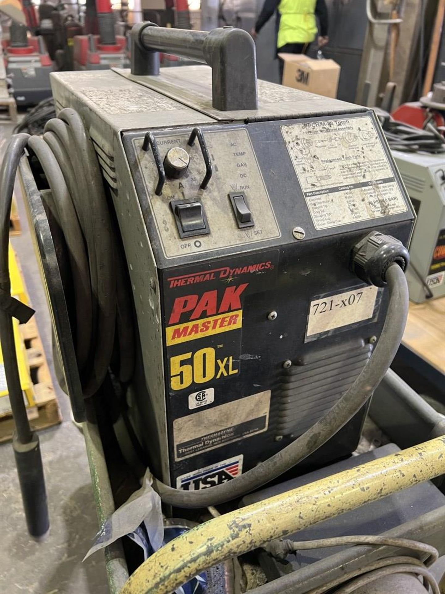 THERMAL DYNAMICS PakMaster 50 XL Plasma Cutter, s/n H91C0201012016 (Building 44) - Image 3 of 3