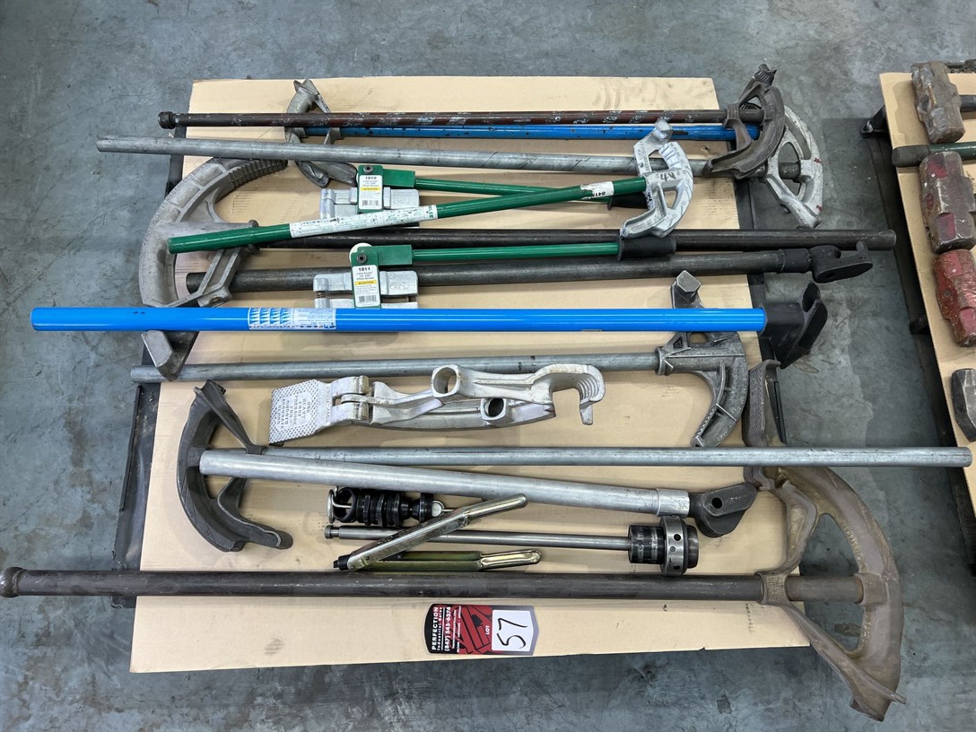 Pallet of Assorted Conduit and Pipe Benders (Building 44)